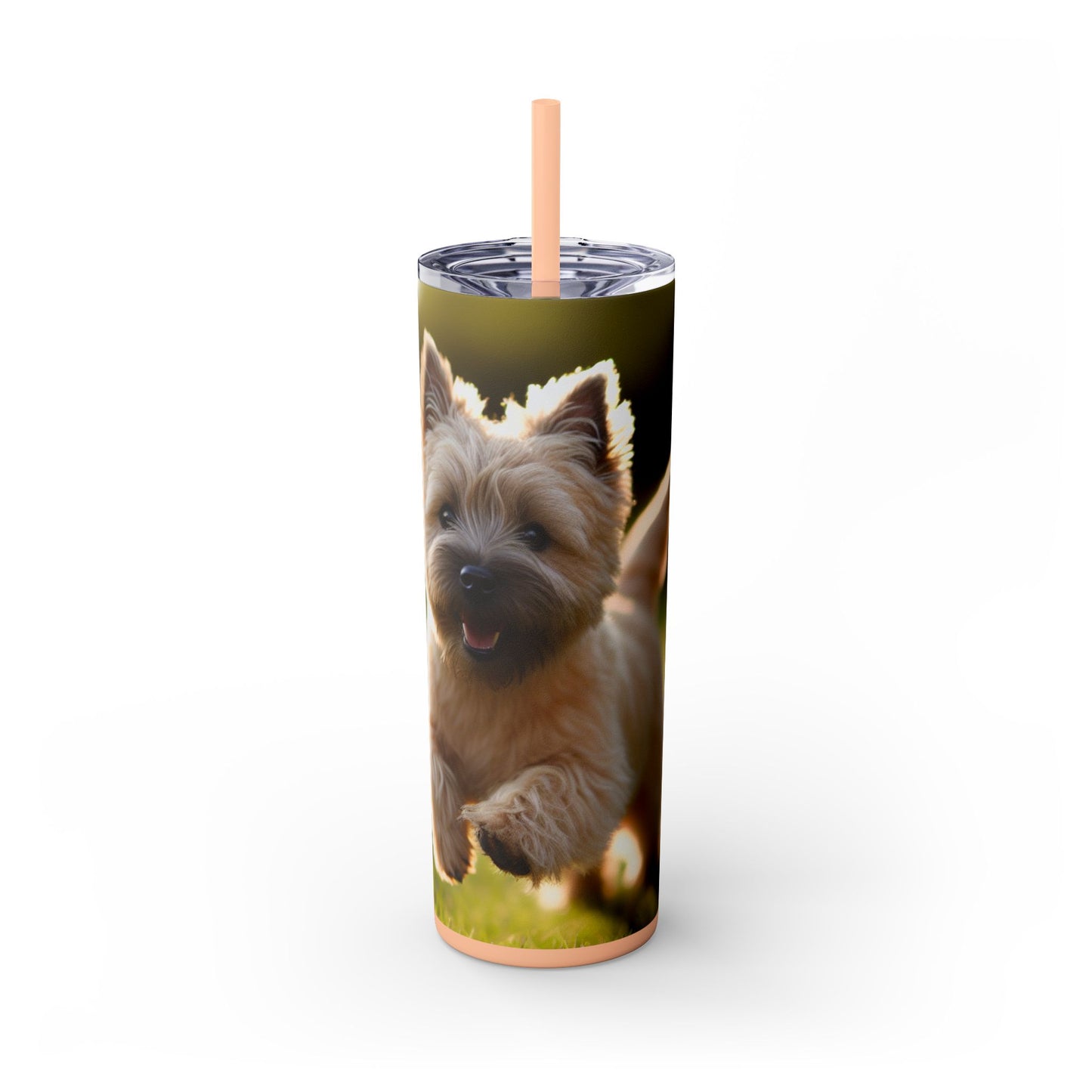 Cairn Terrier Tumbler with Straw, 20oz