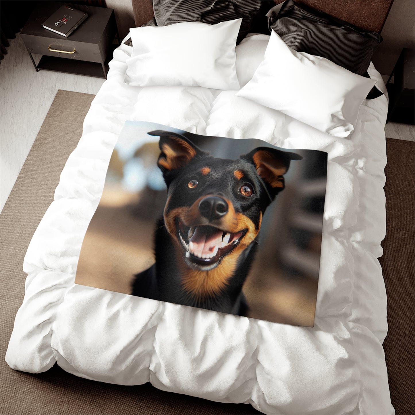 Working Kelpie Sweatshirt Blanket