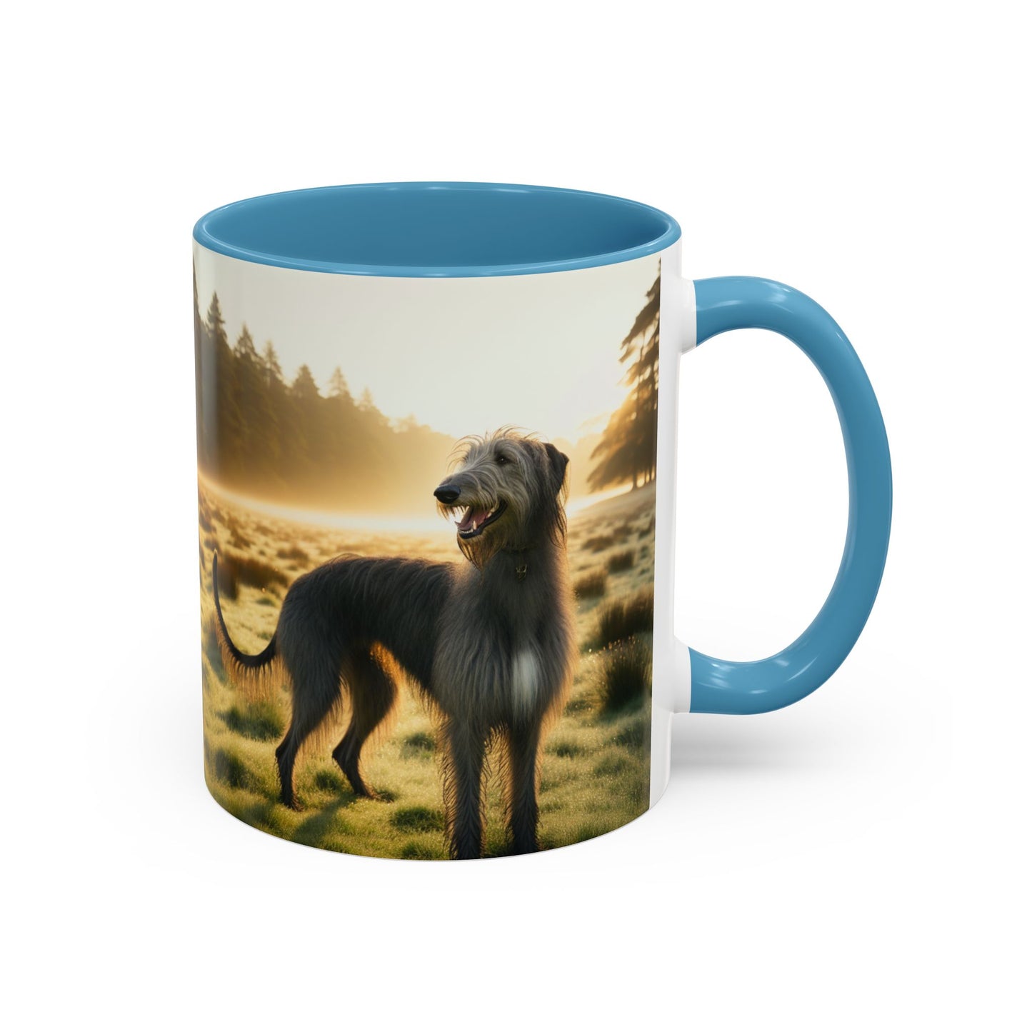 Scottish Deerhound Accent Coffee Mug - Perfect Gift for Dog Lovers
