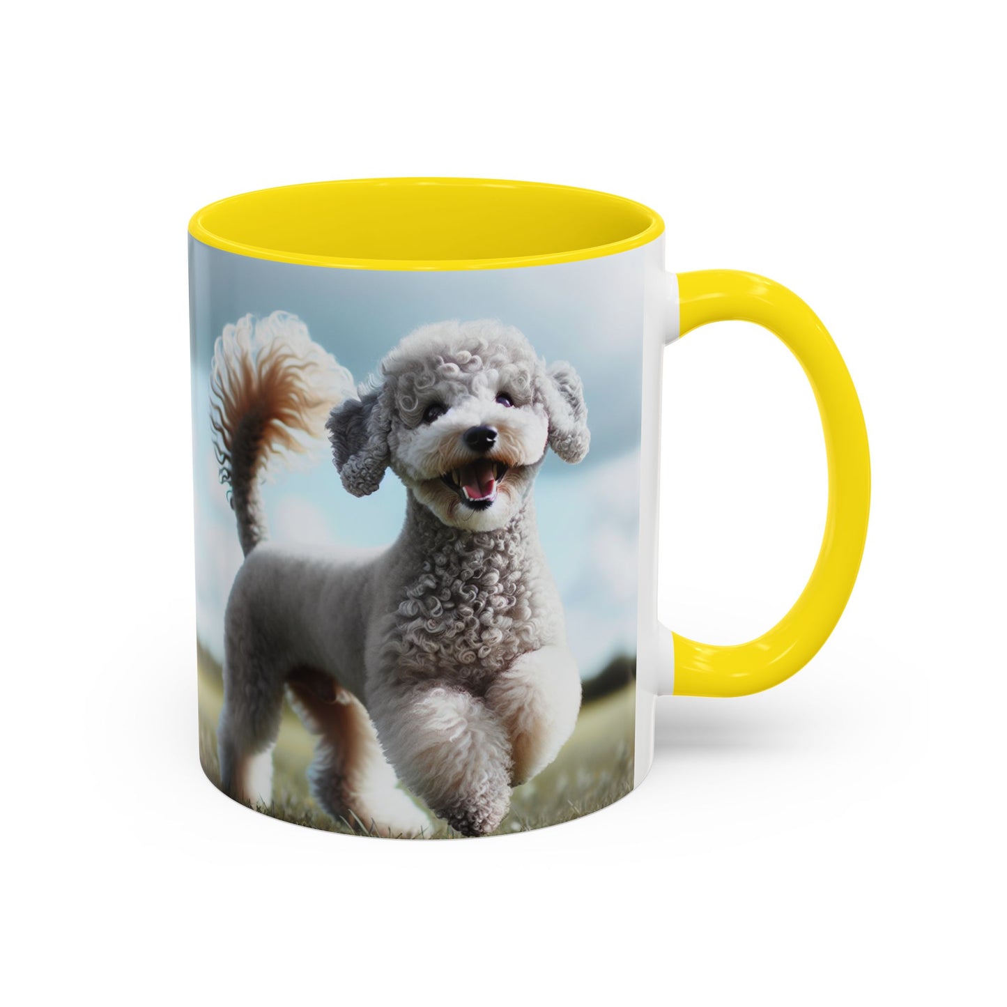Bedlington Terrier Accent Coffee Mug - Perfect Gift for Dog Lovers