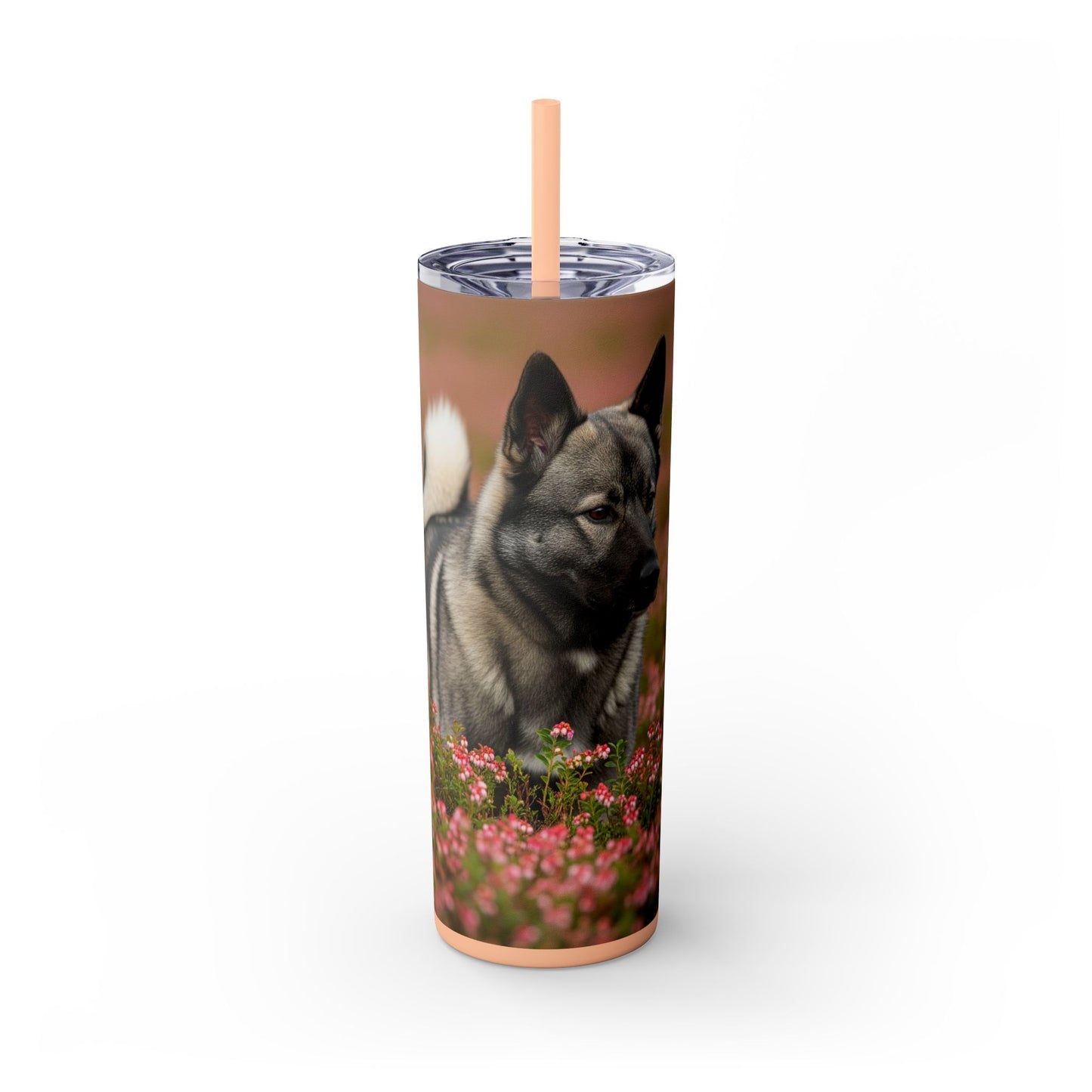 Norwegian Elkhound Tumbler with Straw, 20oz