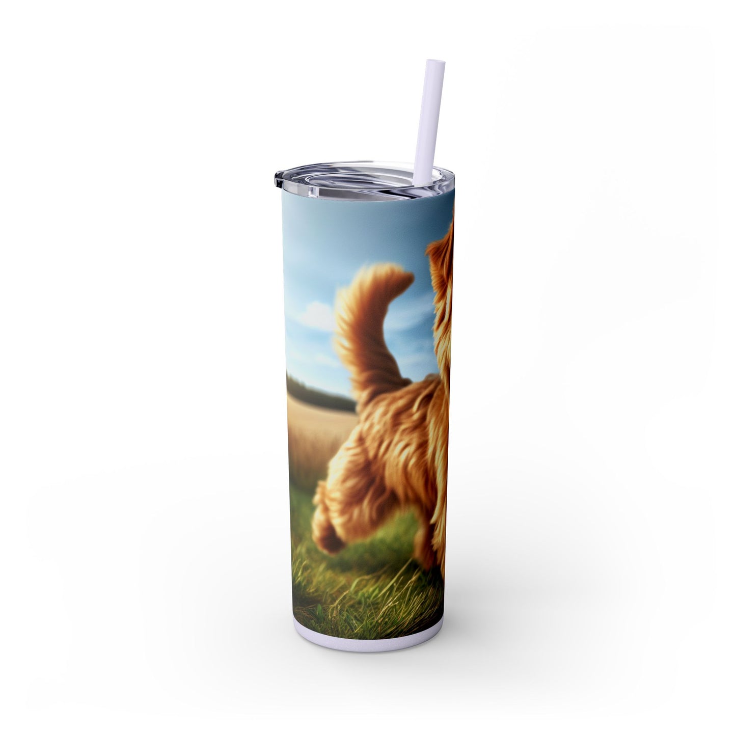 Norfolk Terrier Tumbler with Straw, 20oz