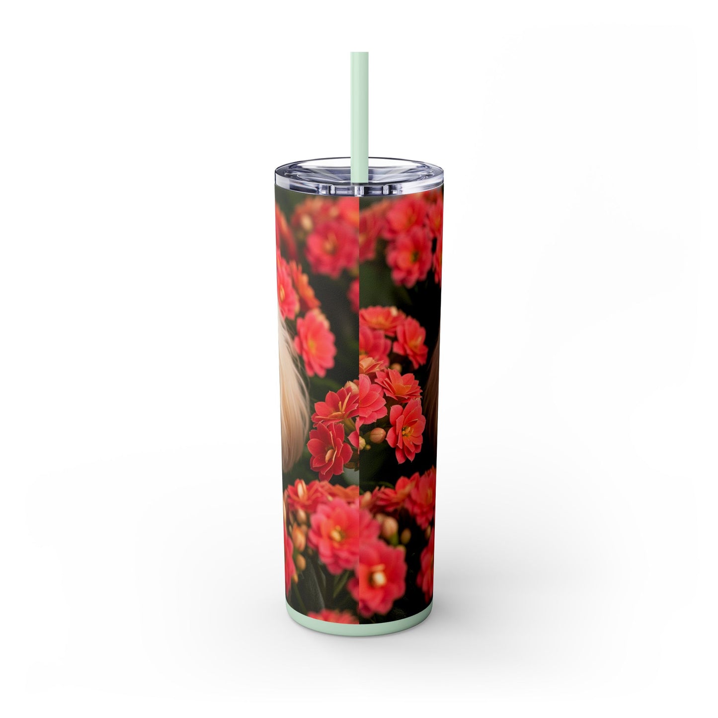 Miniature Poodle Tumbler with Straw, 20oz