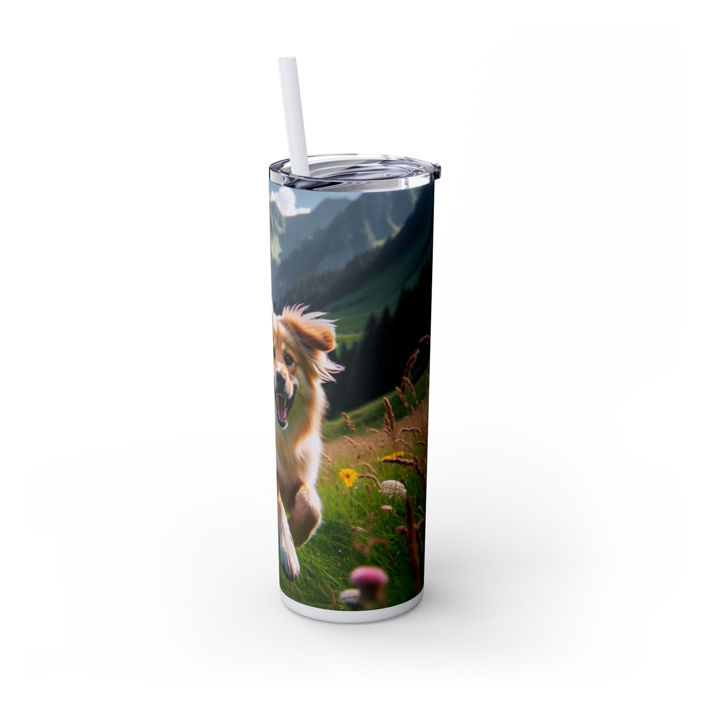 Romanian Carpathian Shepherd Tumbler with Straw, 20oz