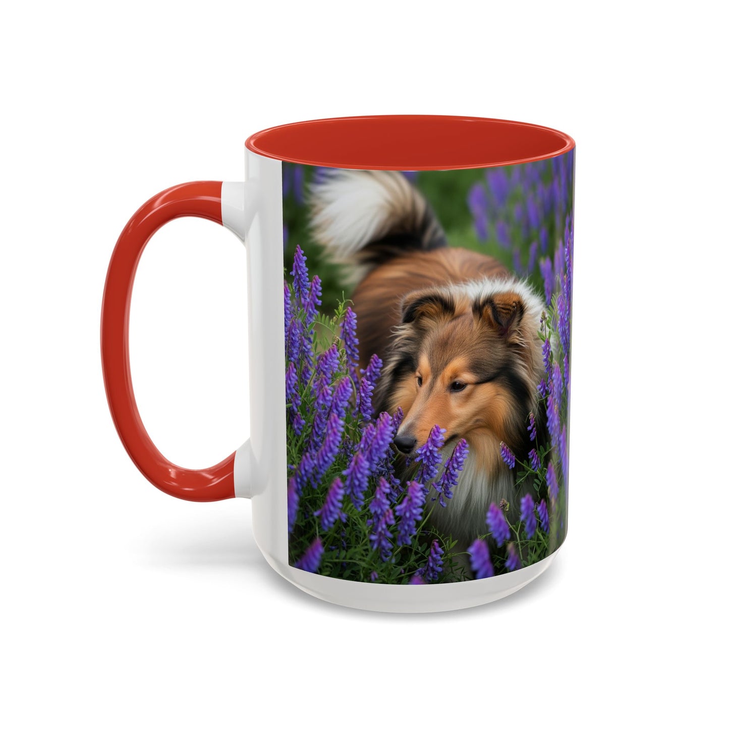 Shetland Sheepdog Accent Coffee Mug - Perfect Gift for Dog Lovers