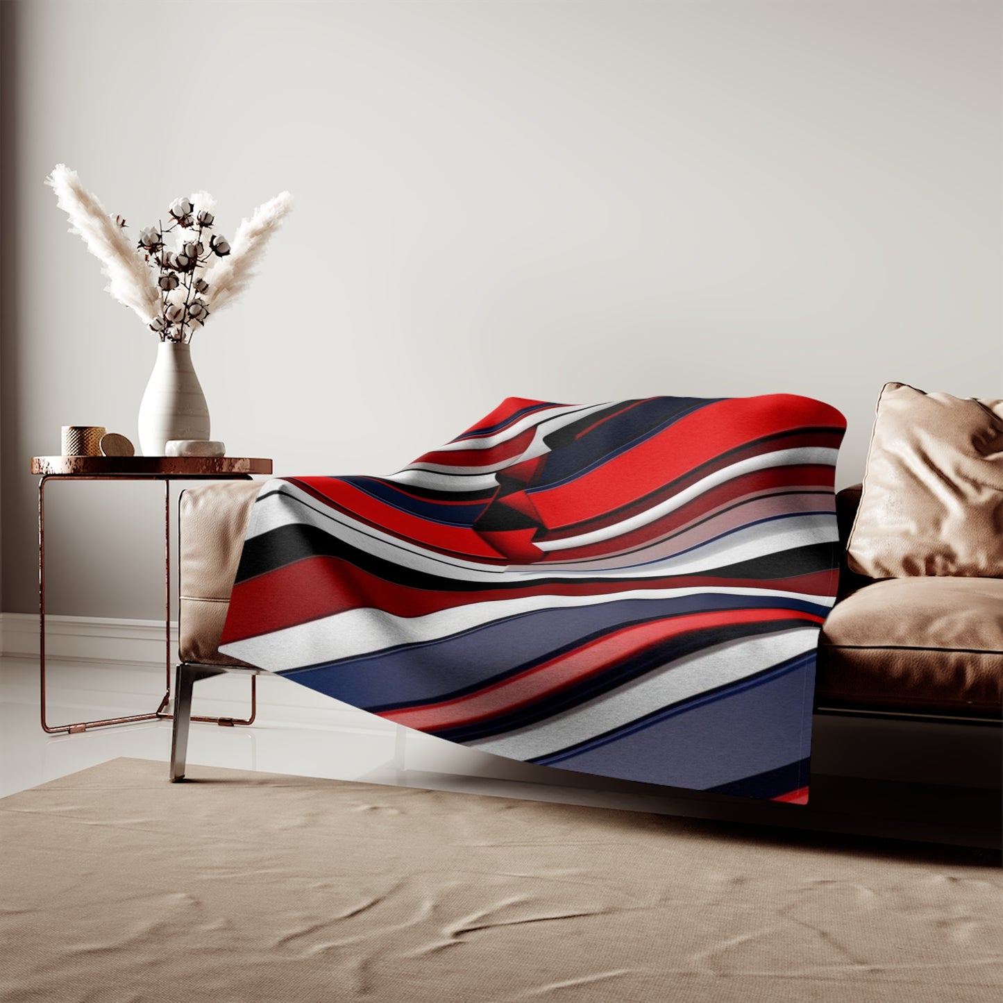 Optical Illusion Sweatshirt Blanket