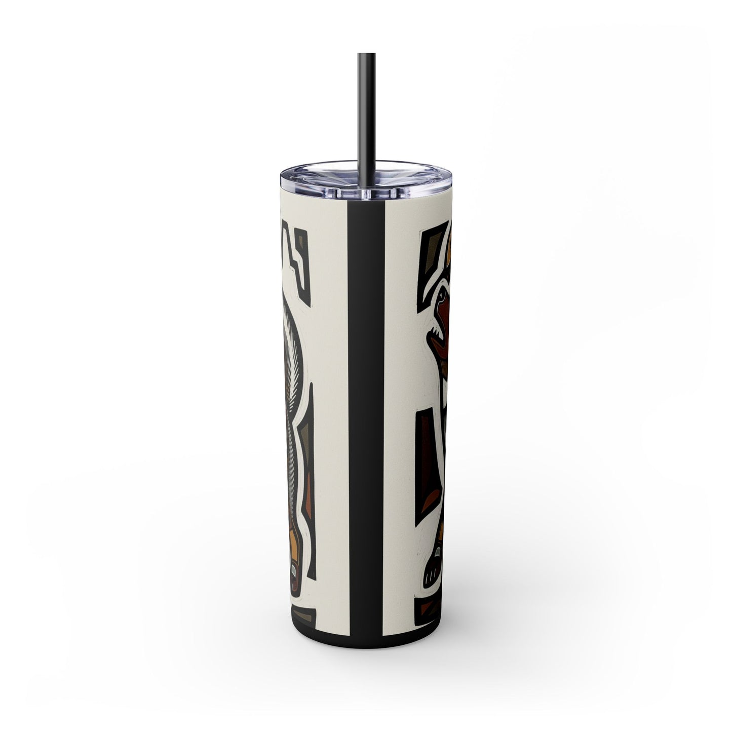 Canadian Eskimo Dog Tumbler with Straw, 20oz