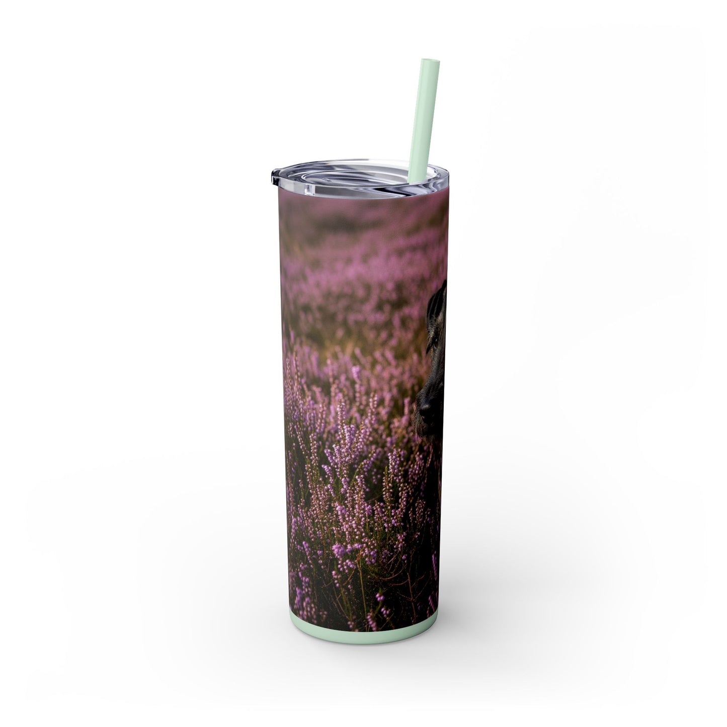 Glen of Imaal Terrier Skinny Tumbler with Straw, 20oz