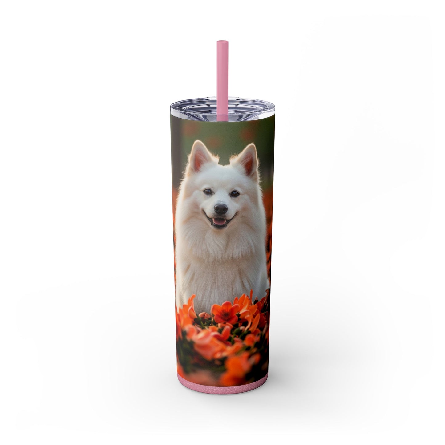 Indian Spitz Tumbler with Straw, 20oz