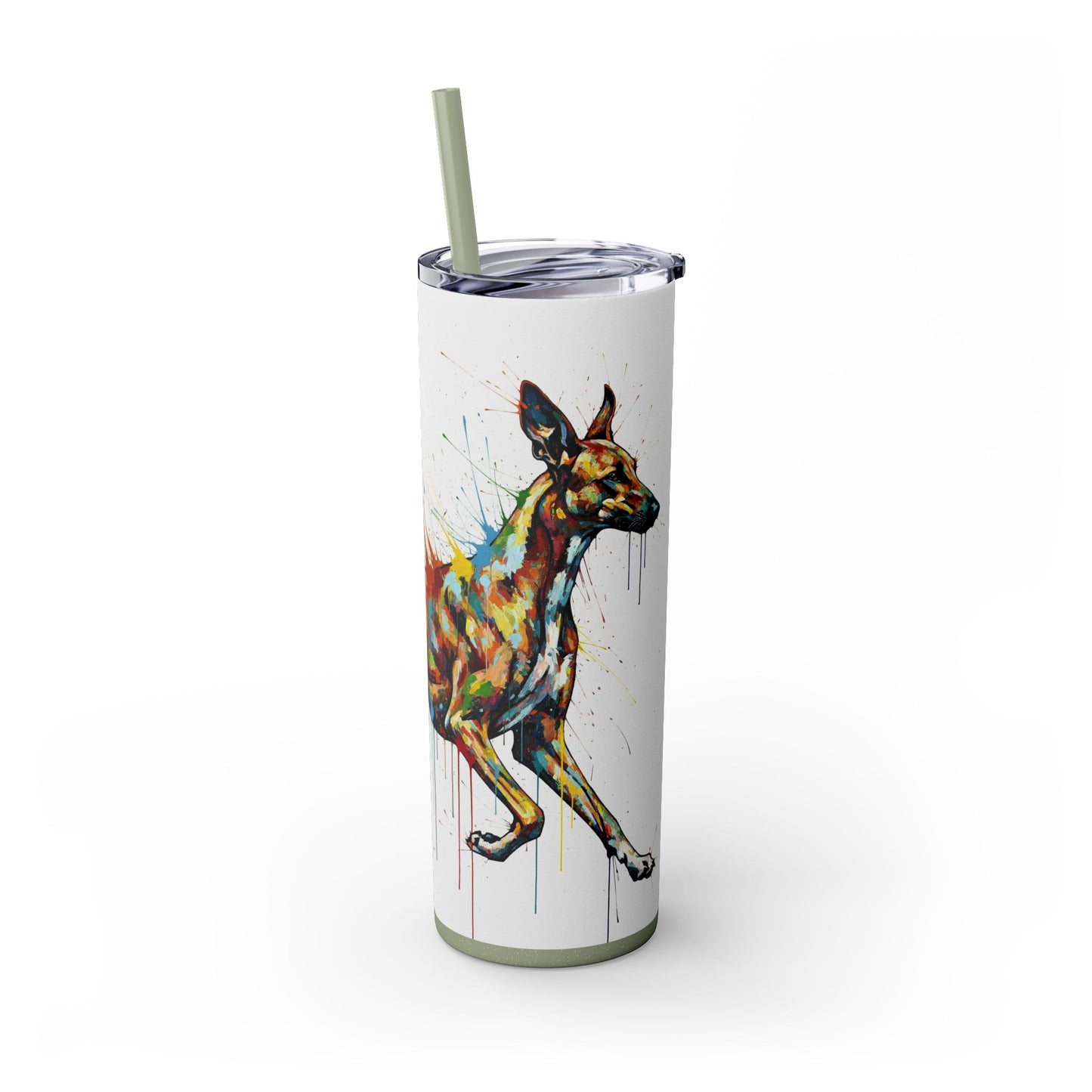 Azawakh Tumbler with Straw, 20oz