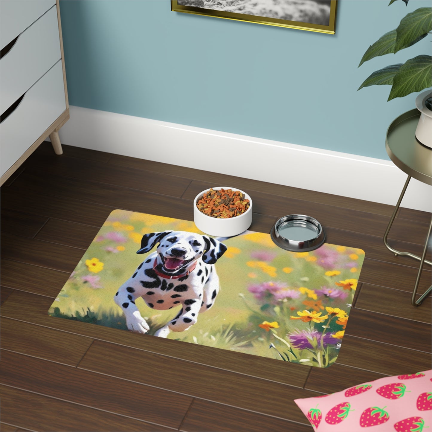 Pet Food Mat (12x18) - Dalmatian