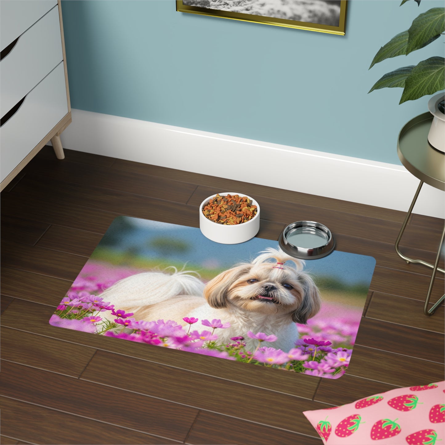 Pet Food Mat (12x18) - Shih Tzu