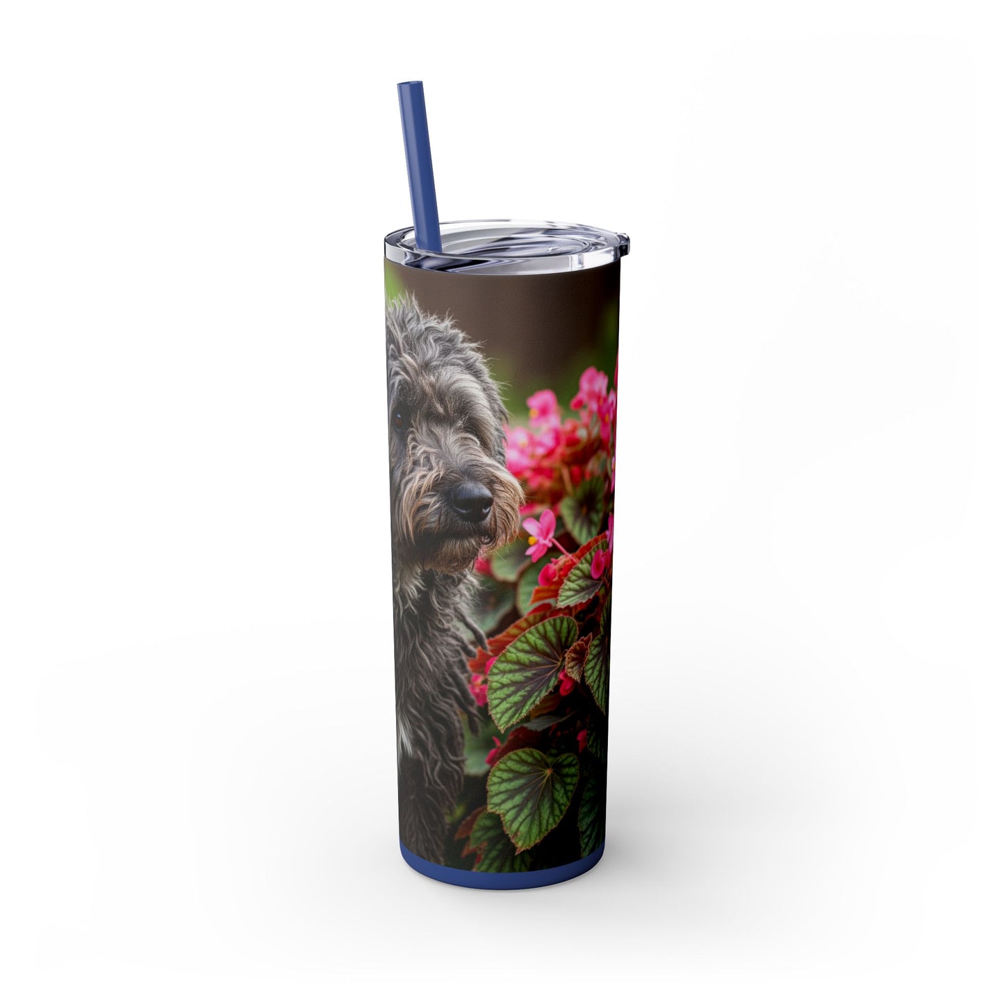 Puli Skinny Tumbler with Straw, 20oz