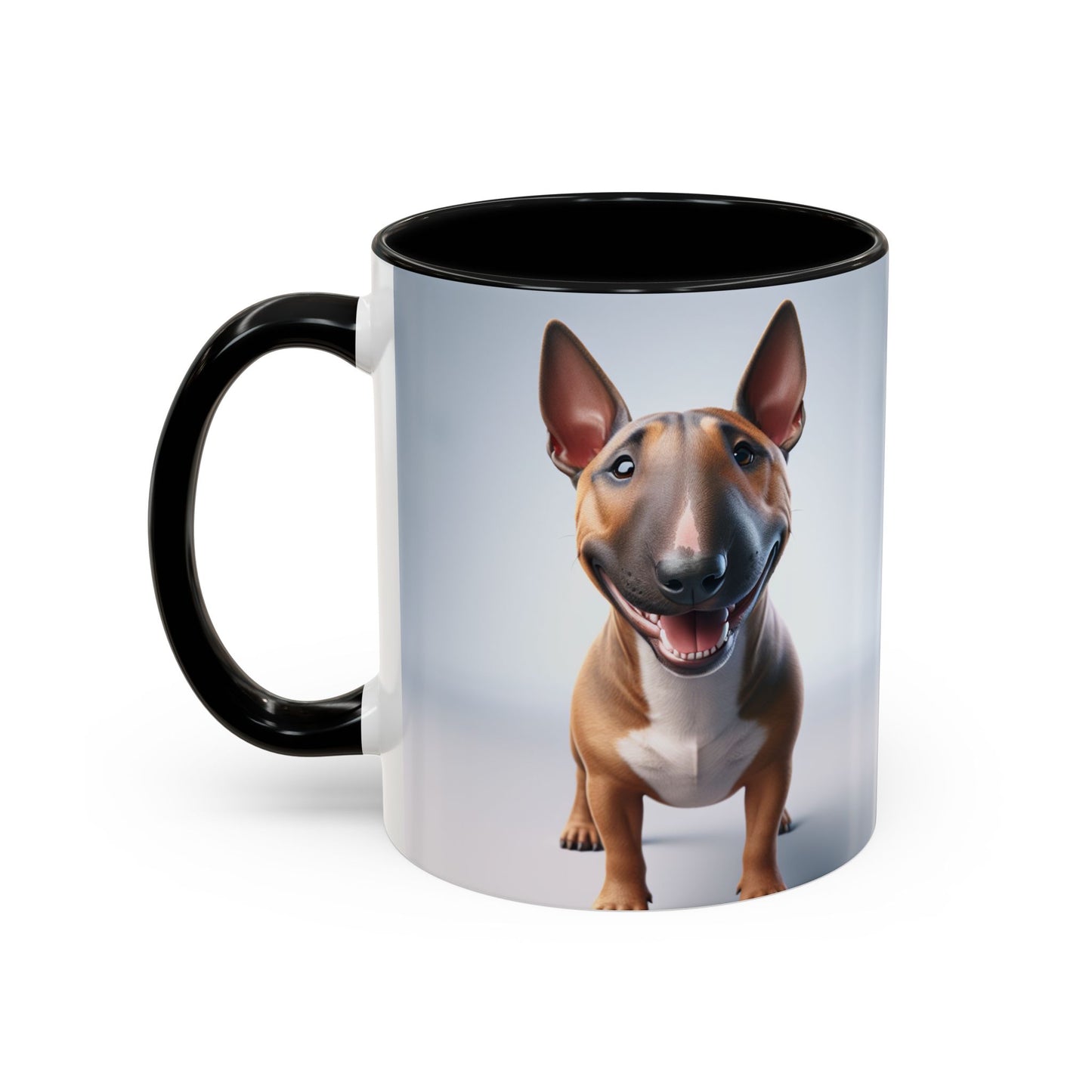 Miniature Bull Terrier Accent Coffee Mug - Perfect Gift for Dog Lovers
