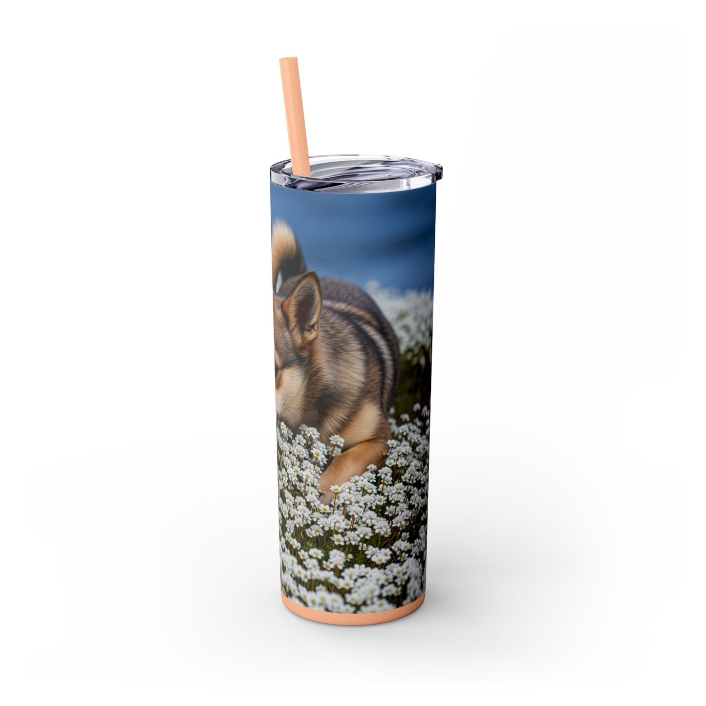 Norwegian Lundehund Tumbler with Straw, 20oz