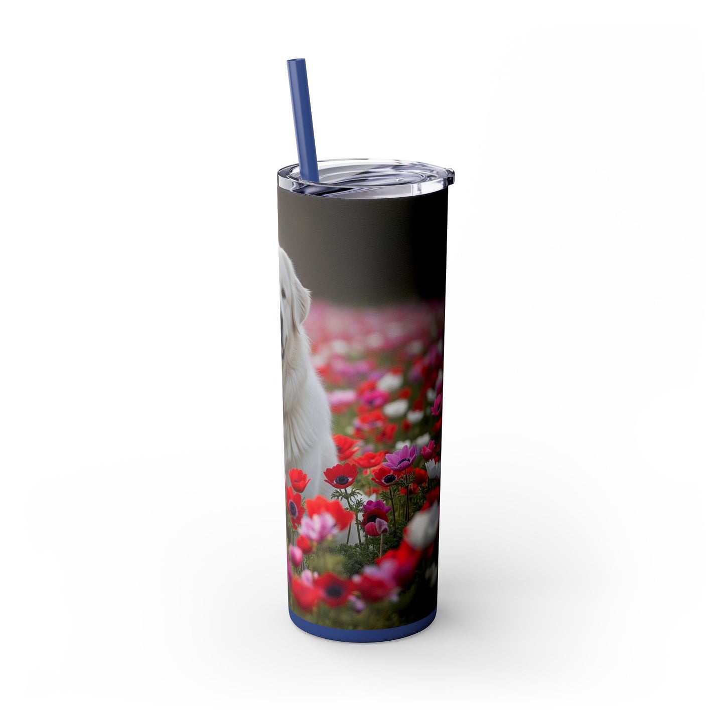 Maremma Sheepdog Tumbler with Straw, 20oz