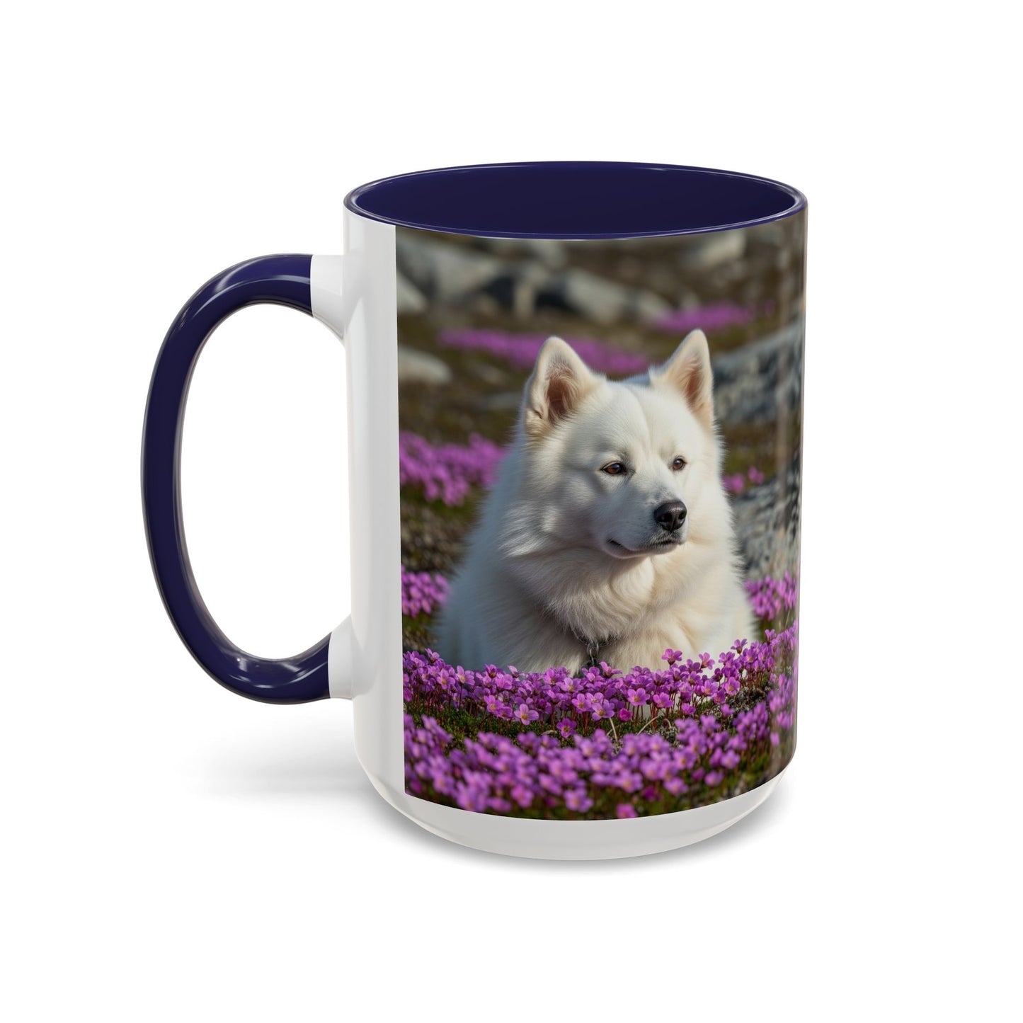 Canadian Eskimo Dog Accent Coffee Mug - Perfect Gift for Dog Lovers