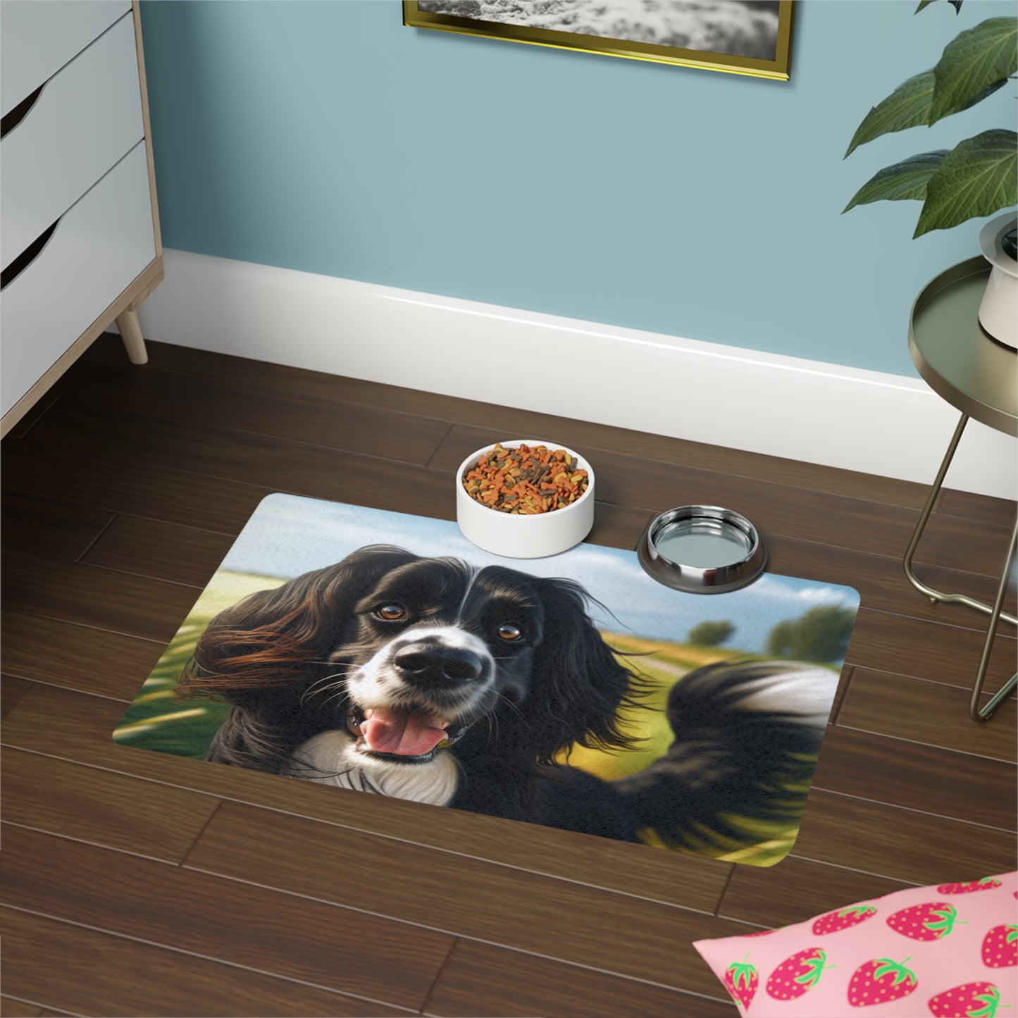 Pet Food Mat (12x18) - Large Munsterlander