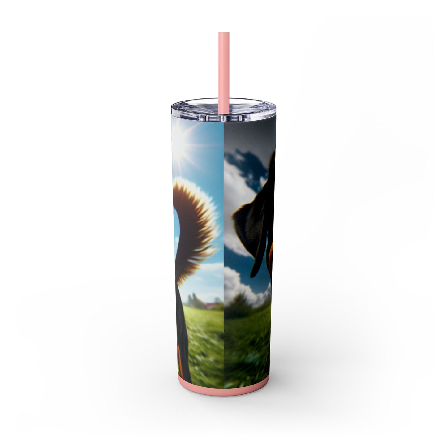 Greater Swiss Mountain Dog Tumbler with Straw, 20oz