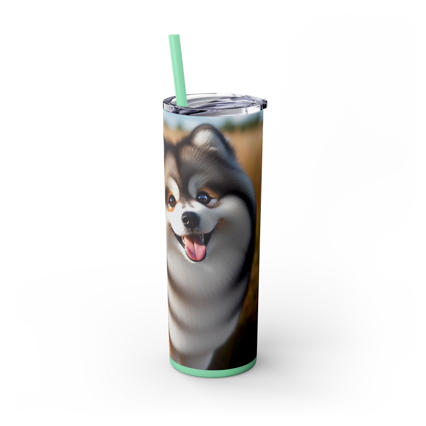 Pomsky Tumbler with Straw, 20oz