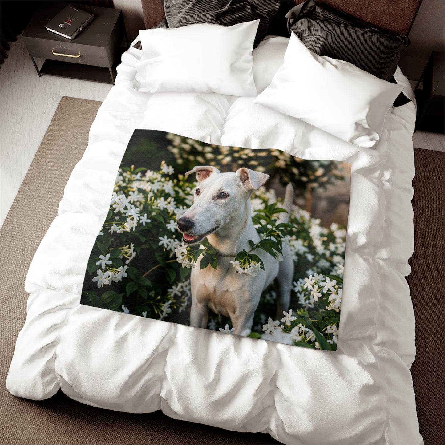 Gull Terrier Sweatshirt Blanket