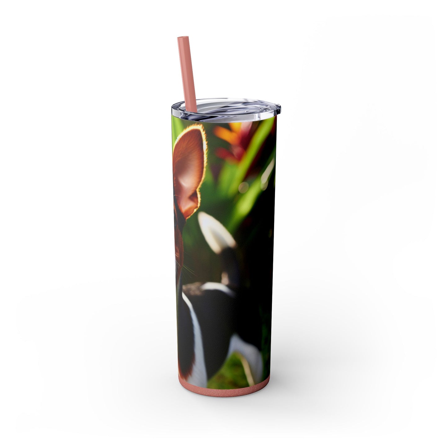 Brazilian Terrier Tumbler with Straw, 20oz