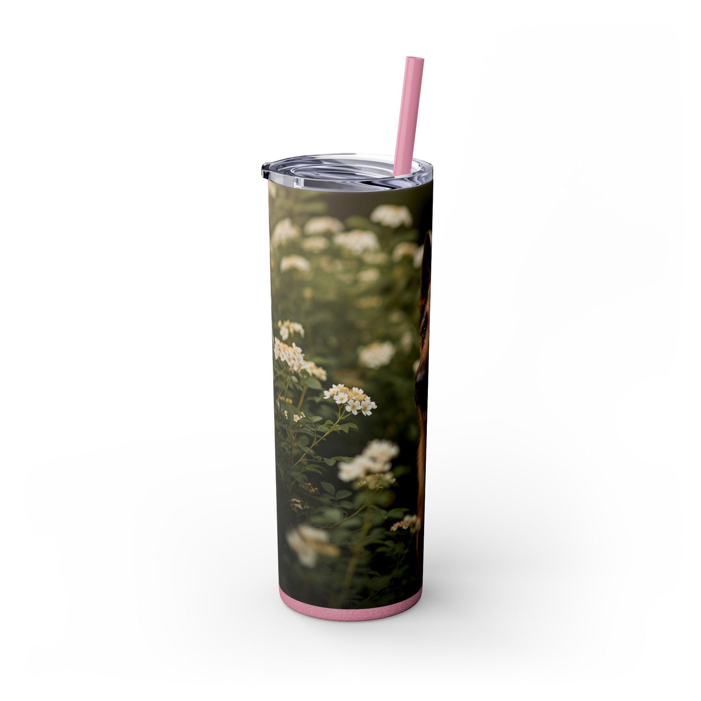 Belgian Shepherd Dog Laekenois Tumbler with Straw, 20oz