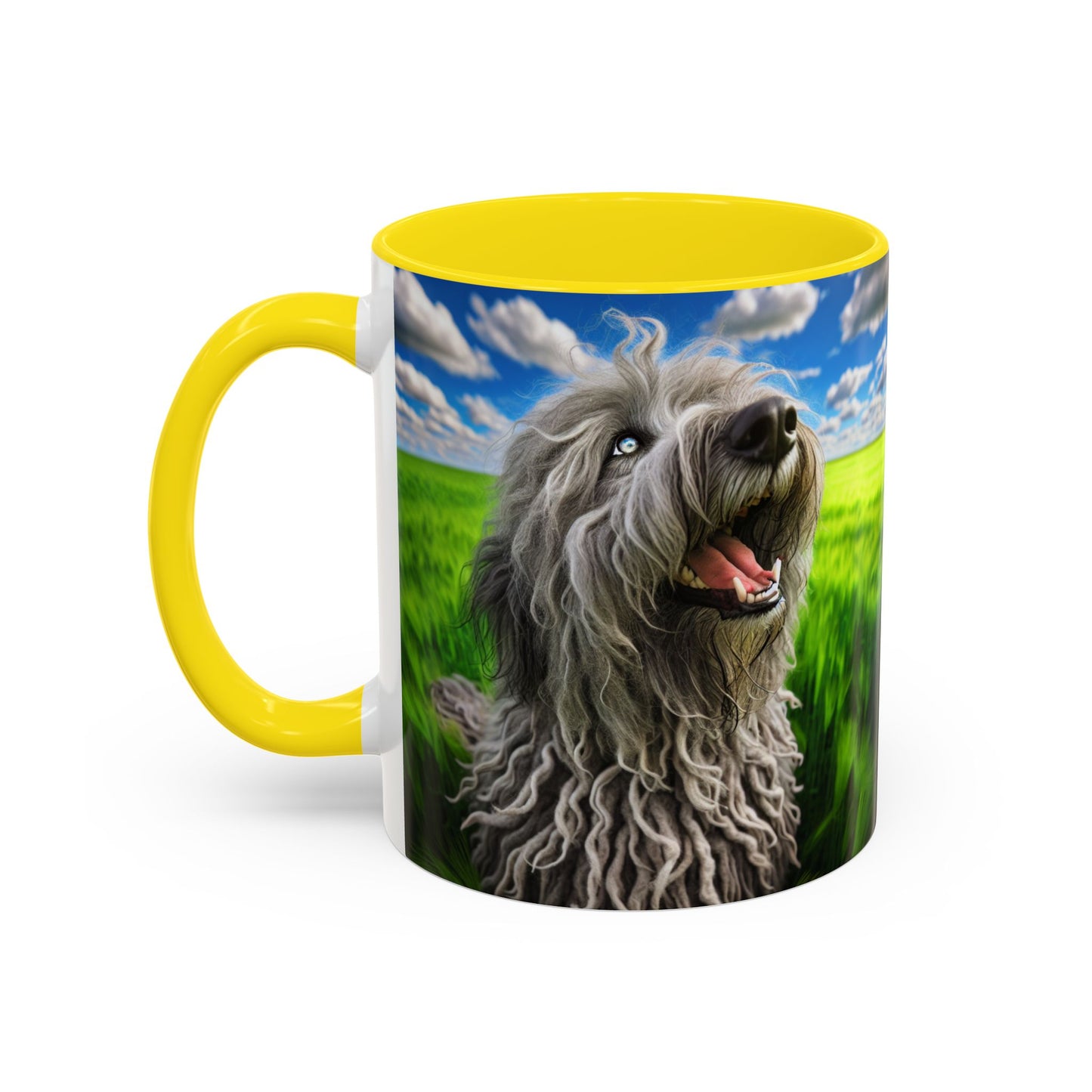 Bergamasco Shepherd Dog Accent Coffee Mug - Perfect Gift for Dog Lovers
