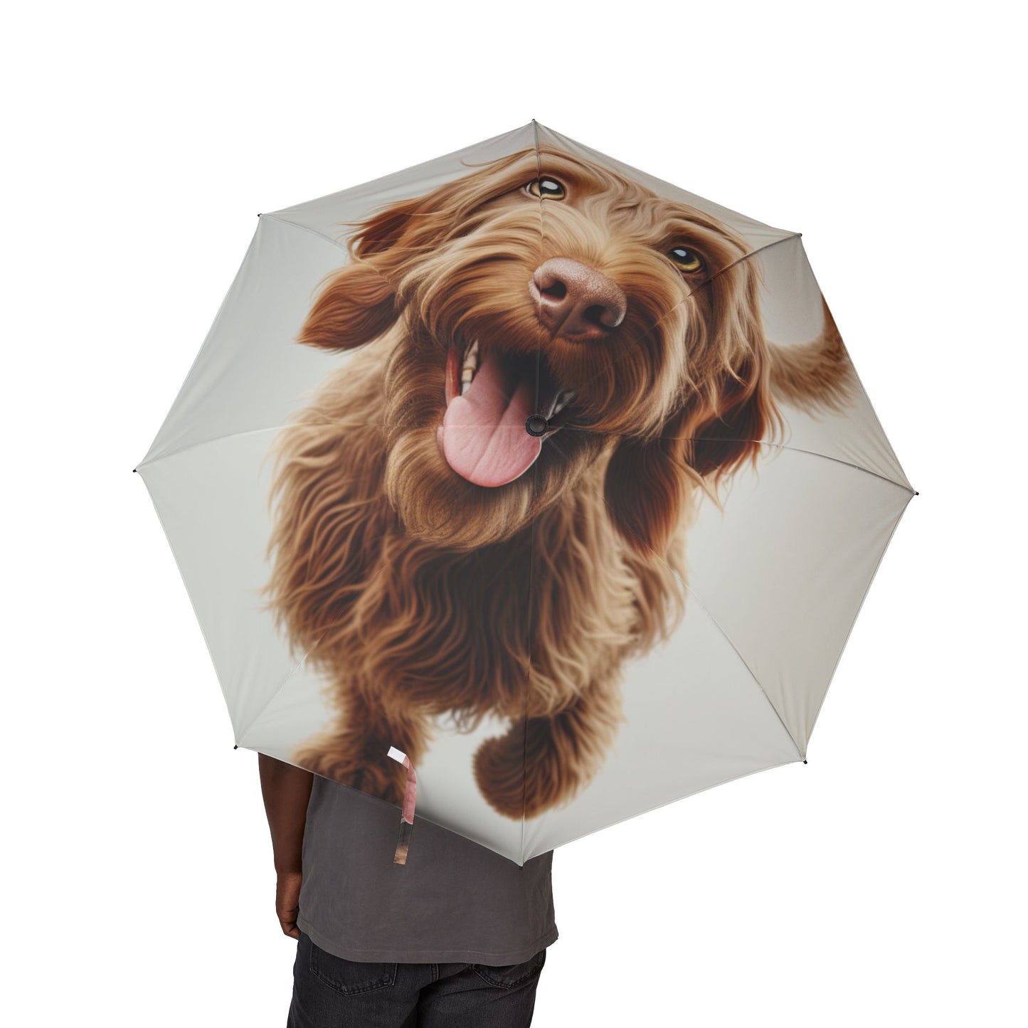 Italian Spinone Semi-Automatic Foldable Umbrella