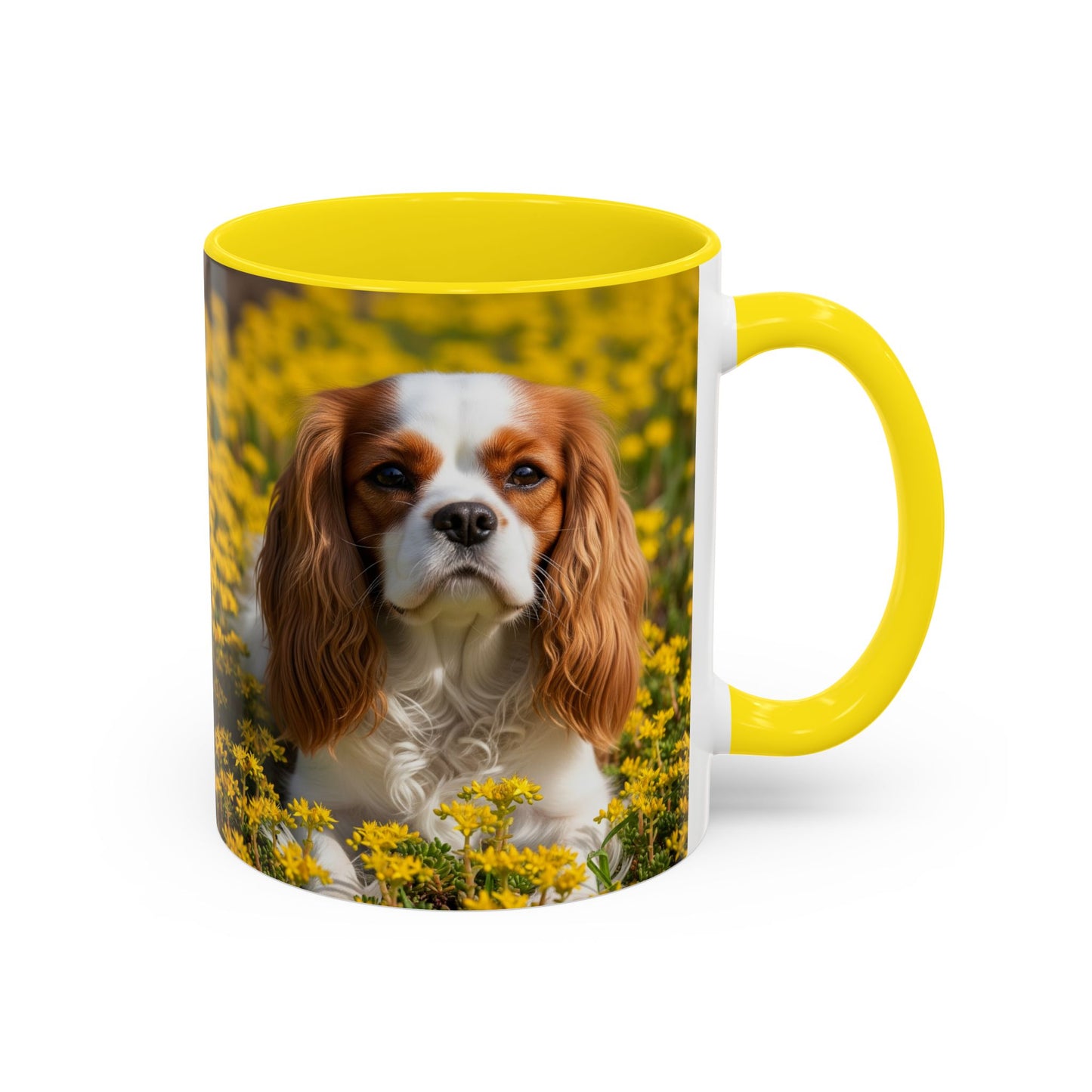 Cavalier King Charles Spaniel Accent Coffee Mug - Perfect Gift for Dog Lovers
