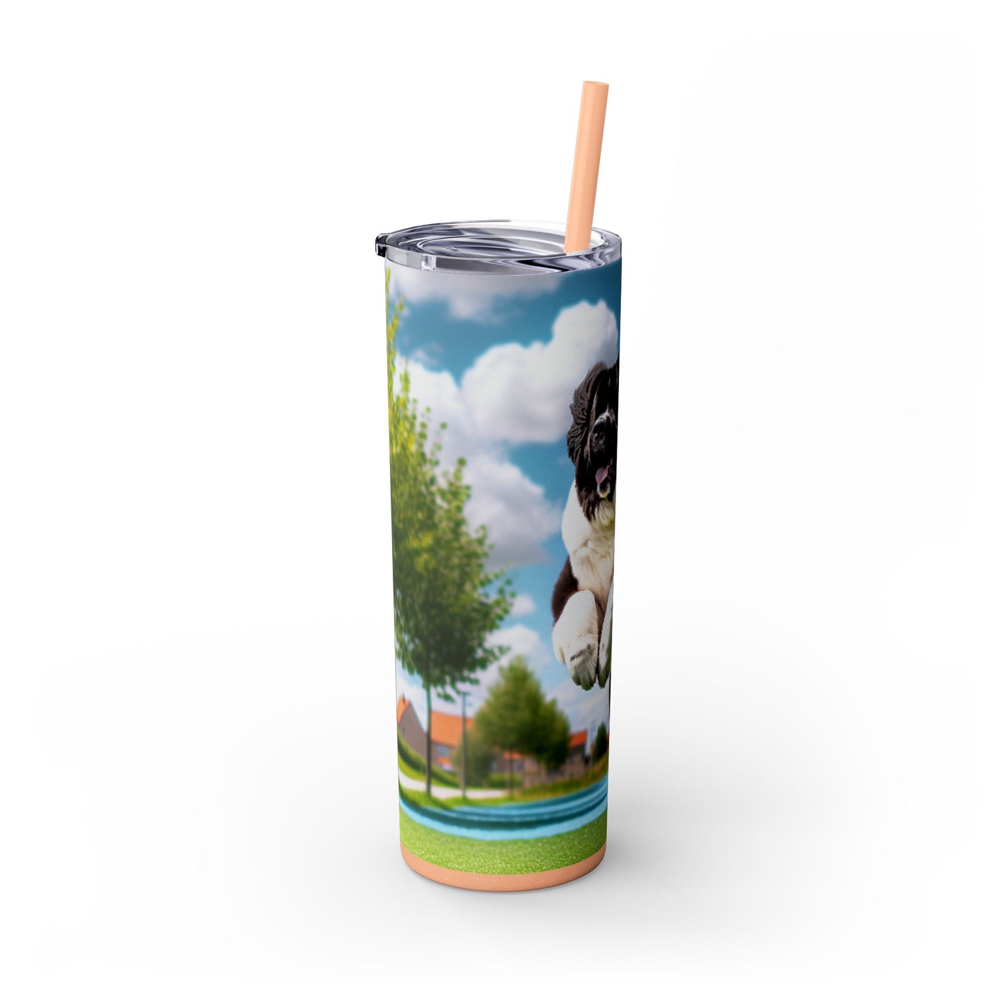 Landseer Tumbler with Straw, 20oz