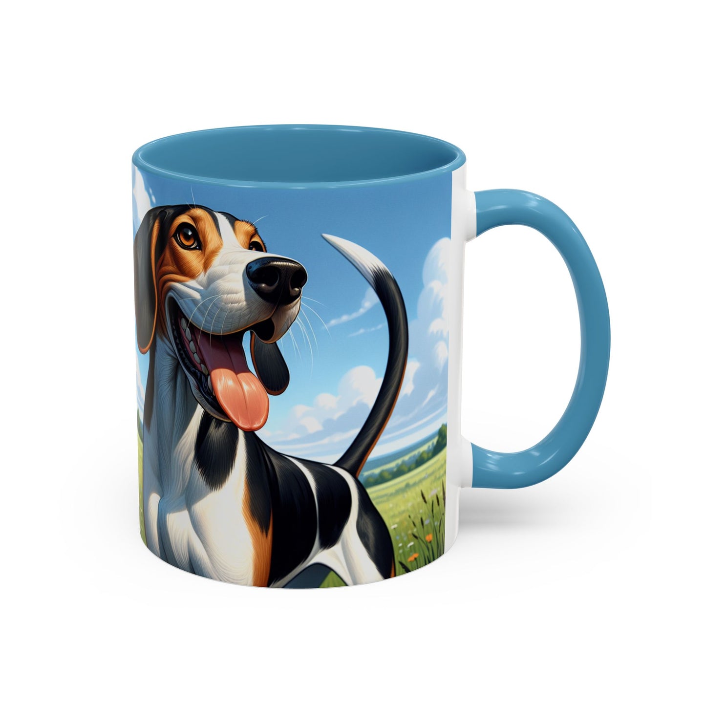 Treeing Walker Coonhound Accent Coffee Mug - Perfect Gift for Dog Lovers