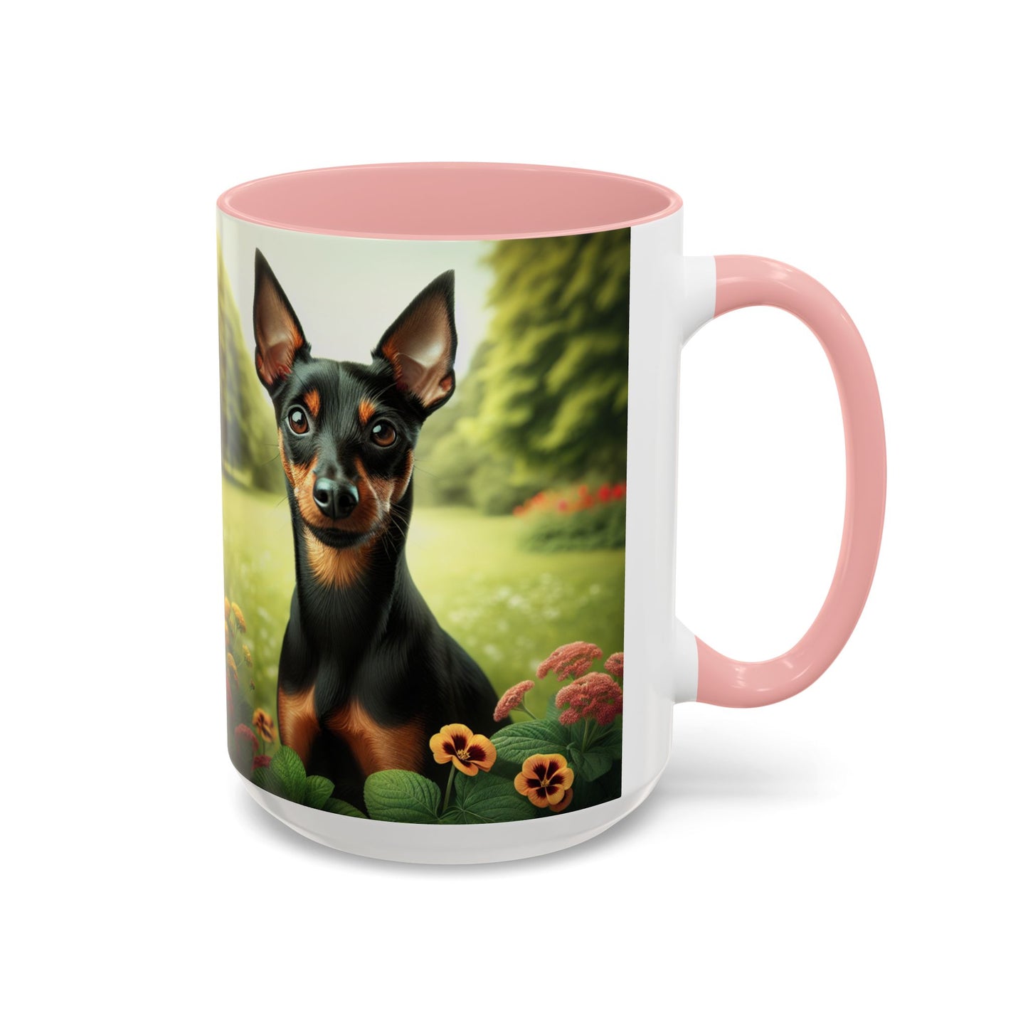 Manchester Terrier Accent Coffee Mug - Perfect Gift for Dog Lovers