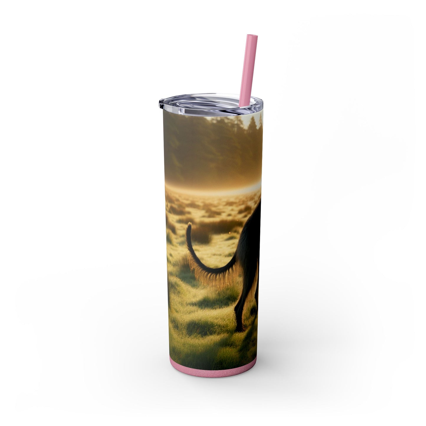 Scottish Deerhound Tumbler with Straw, 20oz