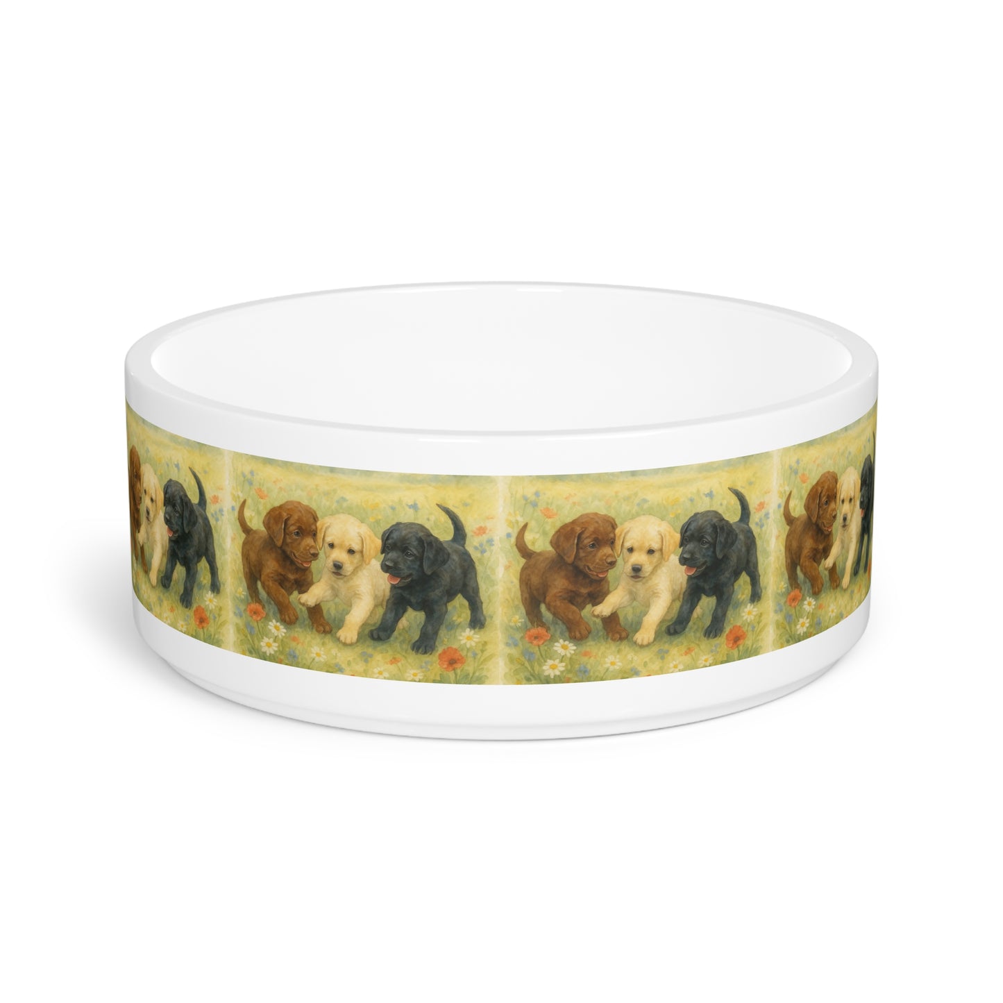 Golden Retriever puppies Pet Bowl