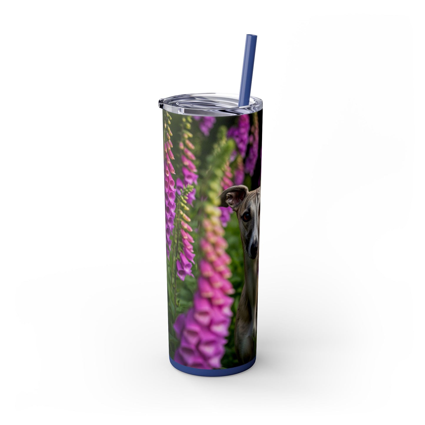 Whippet Skinny Tumbler with Straw, 20oz
