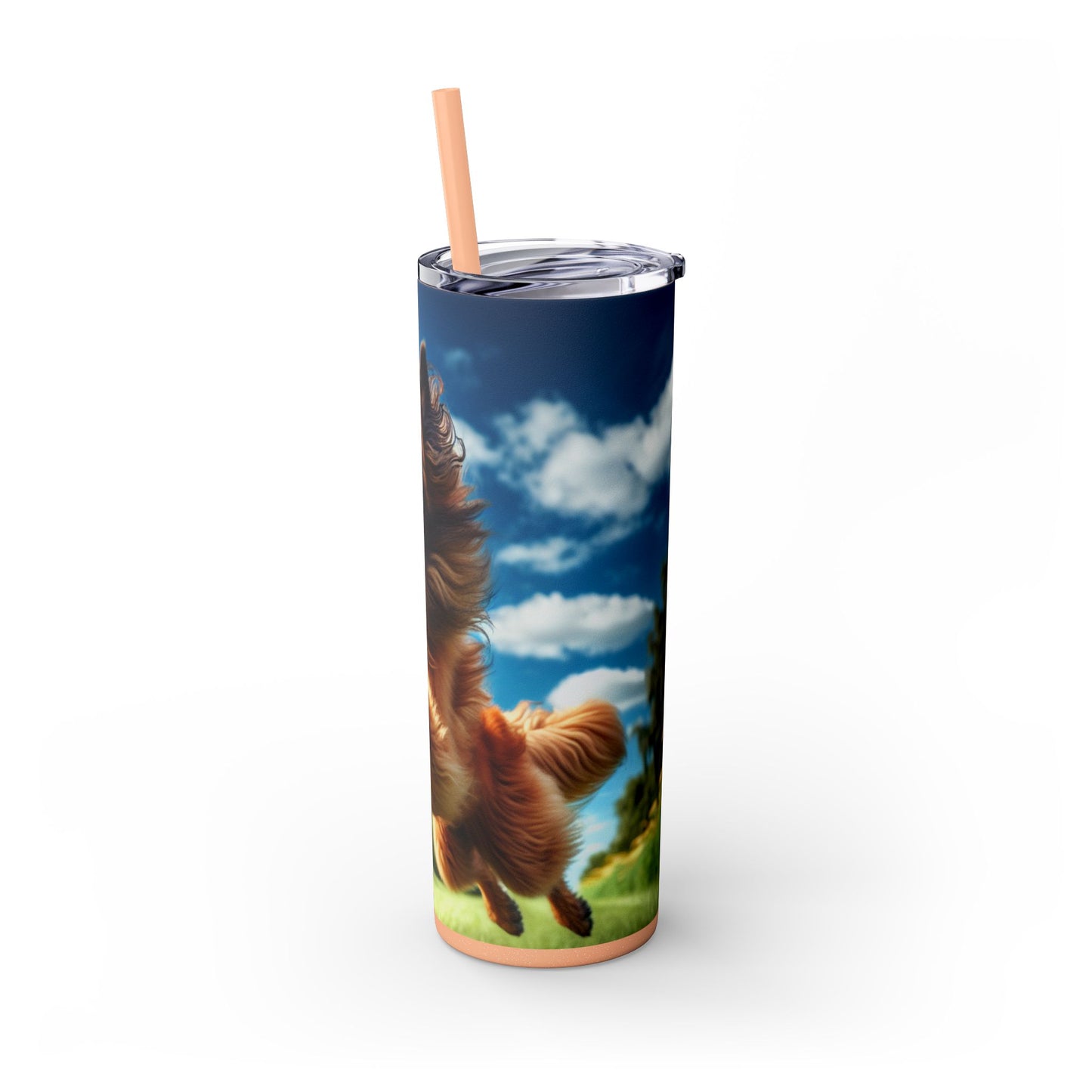 Belgian Shepherd Dog Laekenois Tumbler with Straw, 20oz