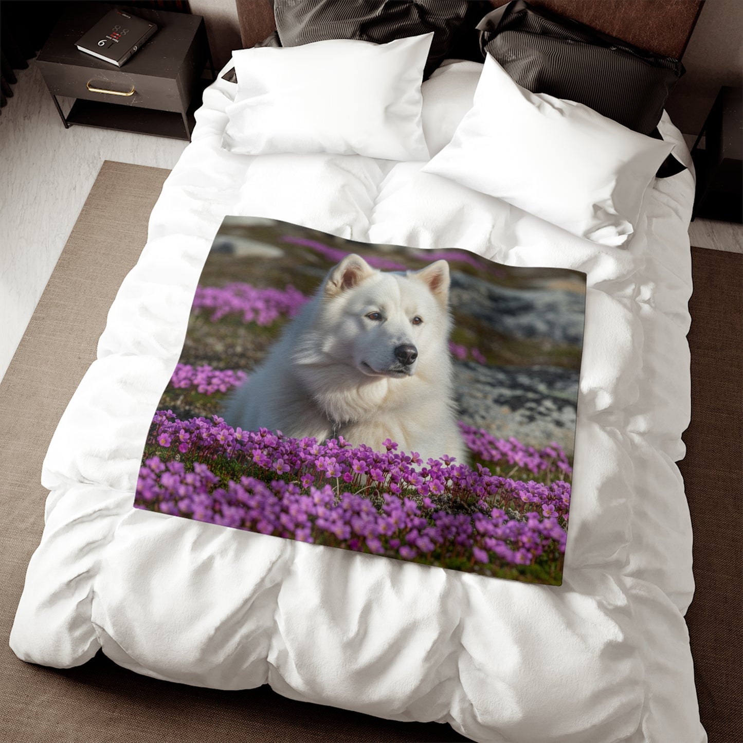 Canadian Eskimo Dog Sweatshirt Blanket