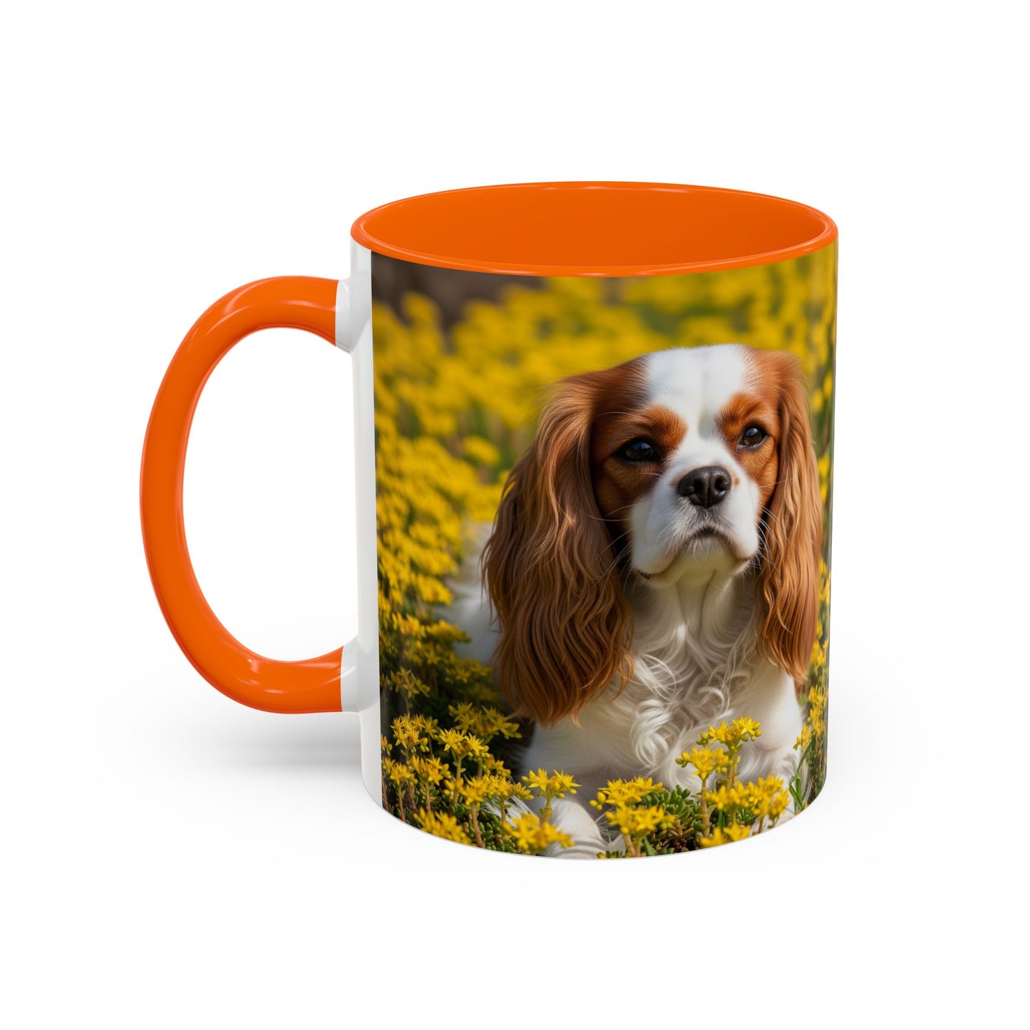 Cavalier King Charles Spaniel Accent Coffee Mug - Perfect Gift for Dog Lovers
