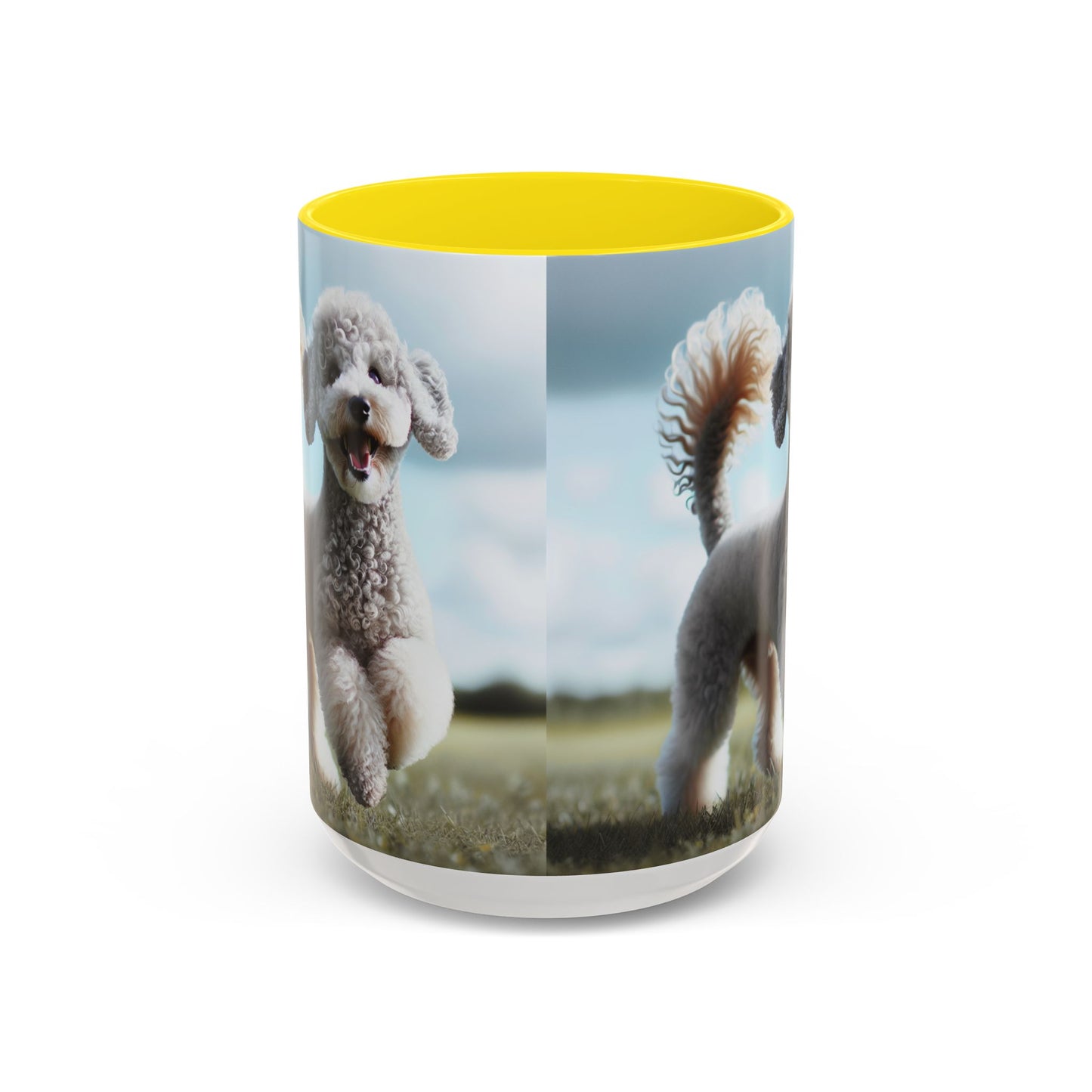Bedlington Terrier Accent Coffee Mug - Perfect Gift for Dog Lovers