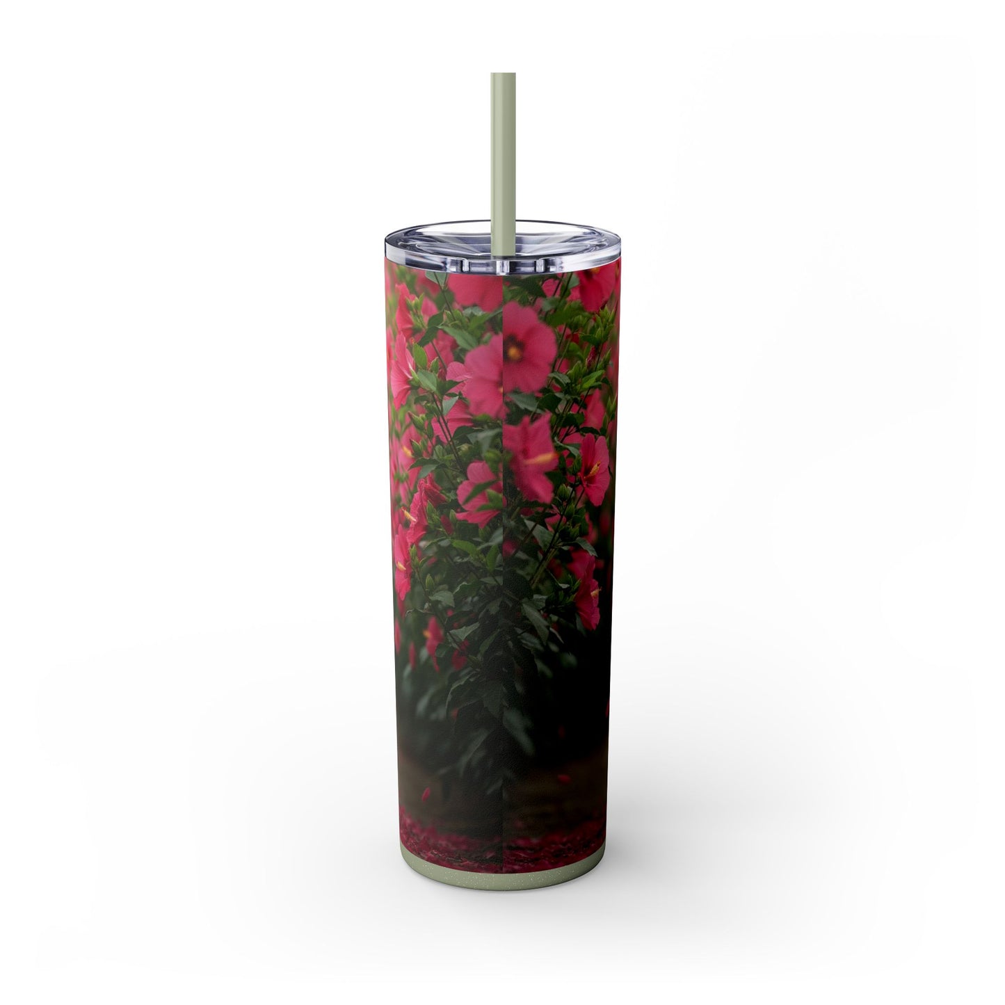 Korean Jindo Dog Tumbler with Straw, 20oz