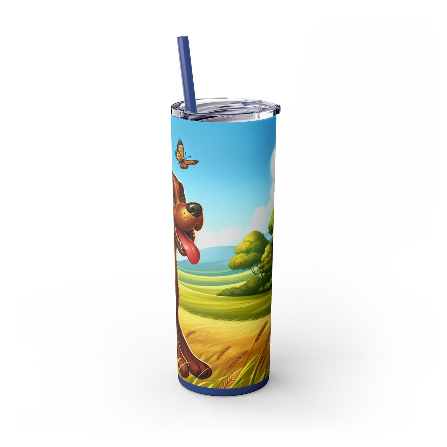 Field Spaniel Tumbler with Straw, 20oz
