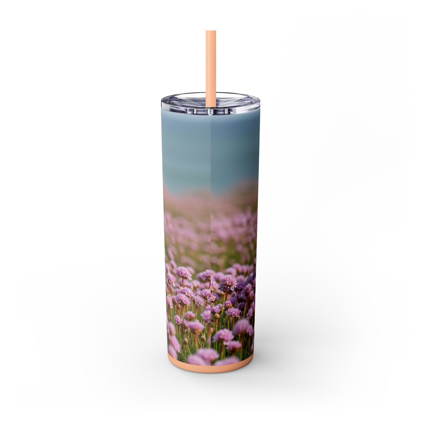 Basset Fauve de Bretagne Skinny Tumbler with Straw, 20oz