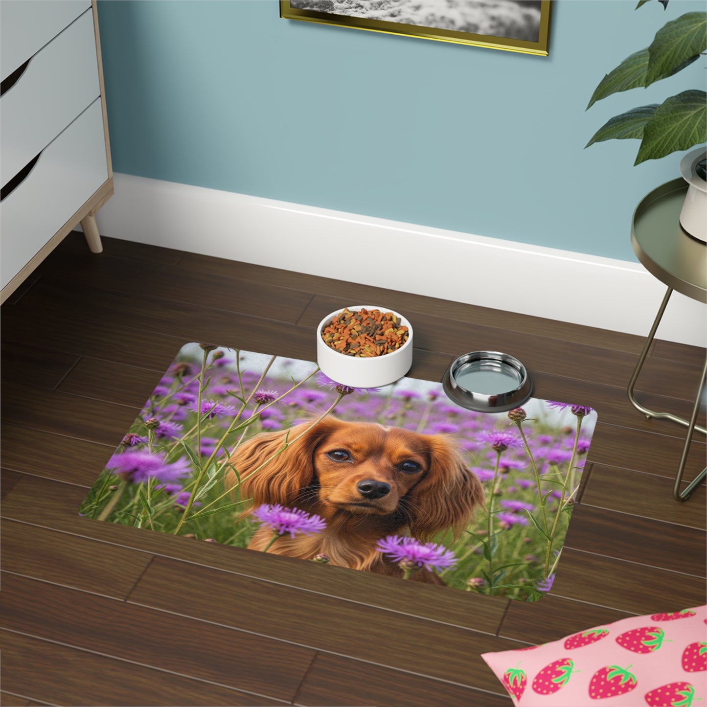 Pet Food Mat (12x18) - English Toy Spaniel