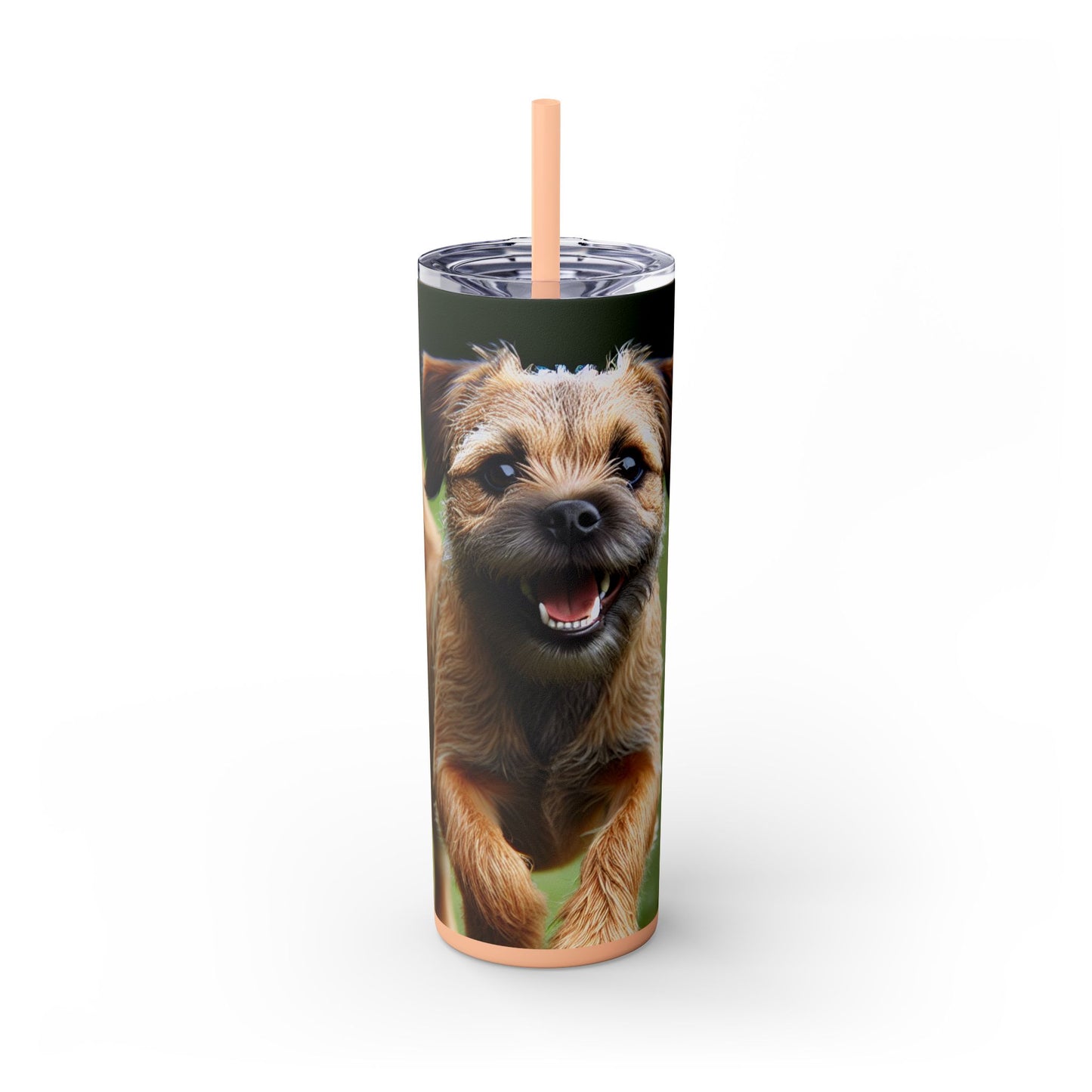Border Terrier Tumbler with Straw, 20oz