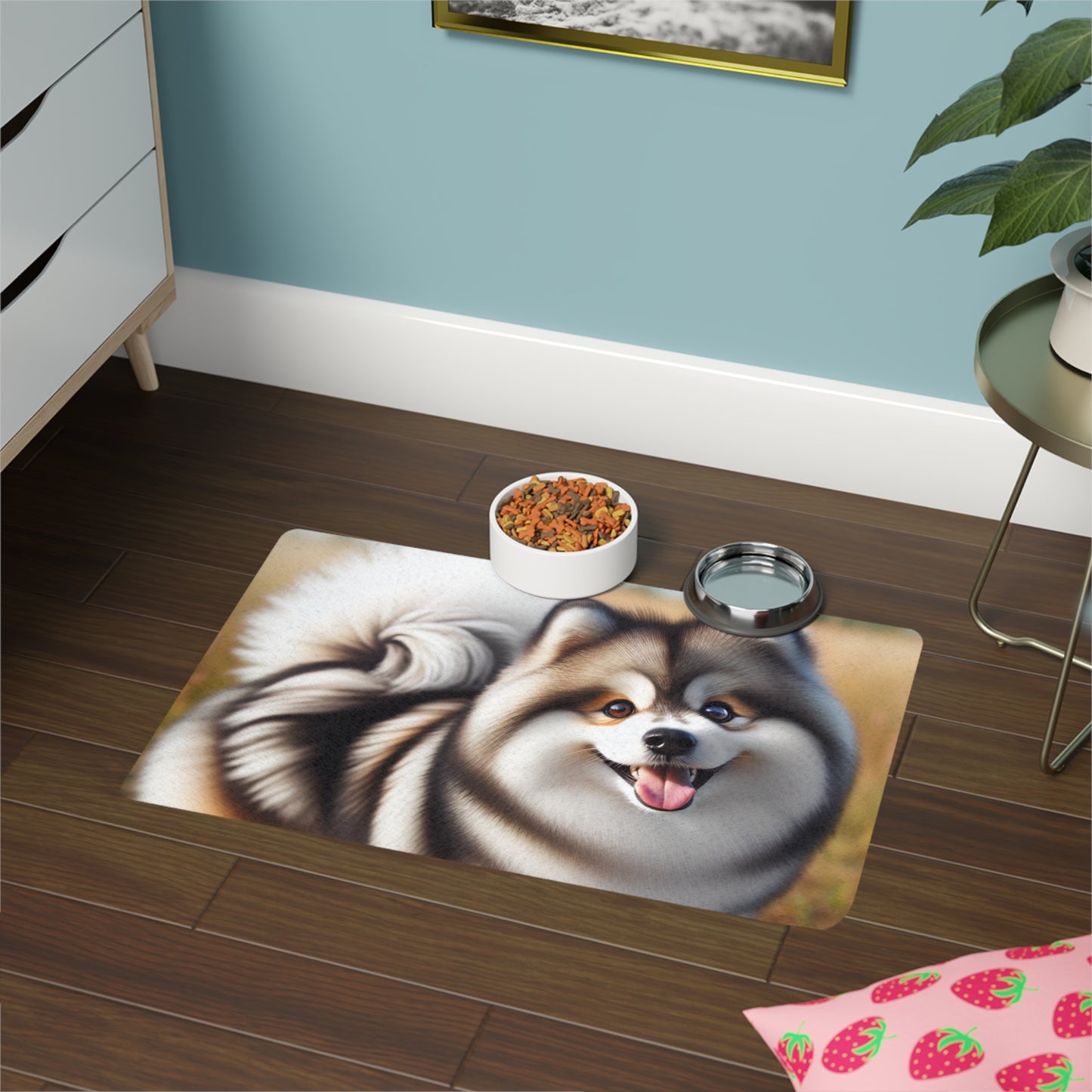 Pet Food Mat (12x18) - Pomsky