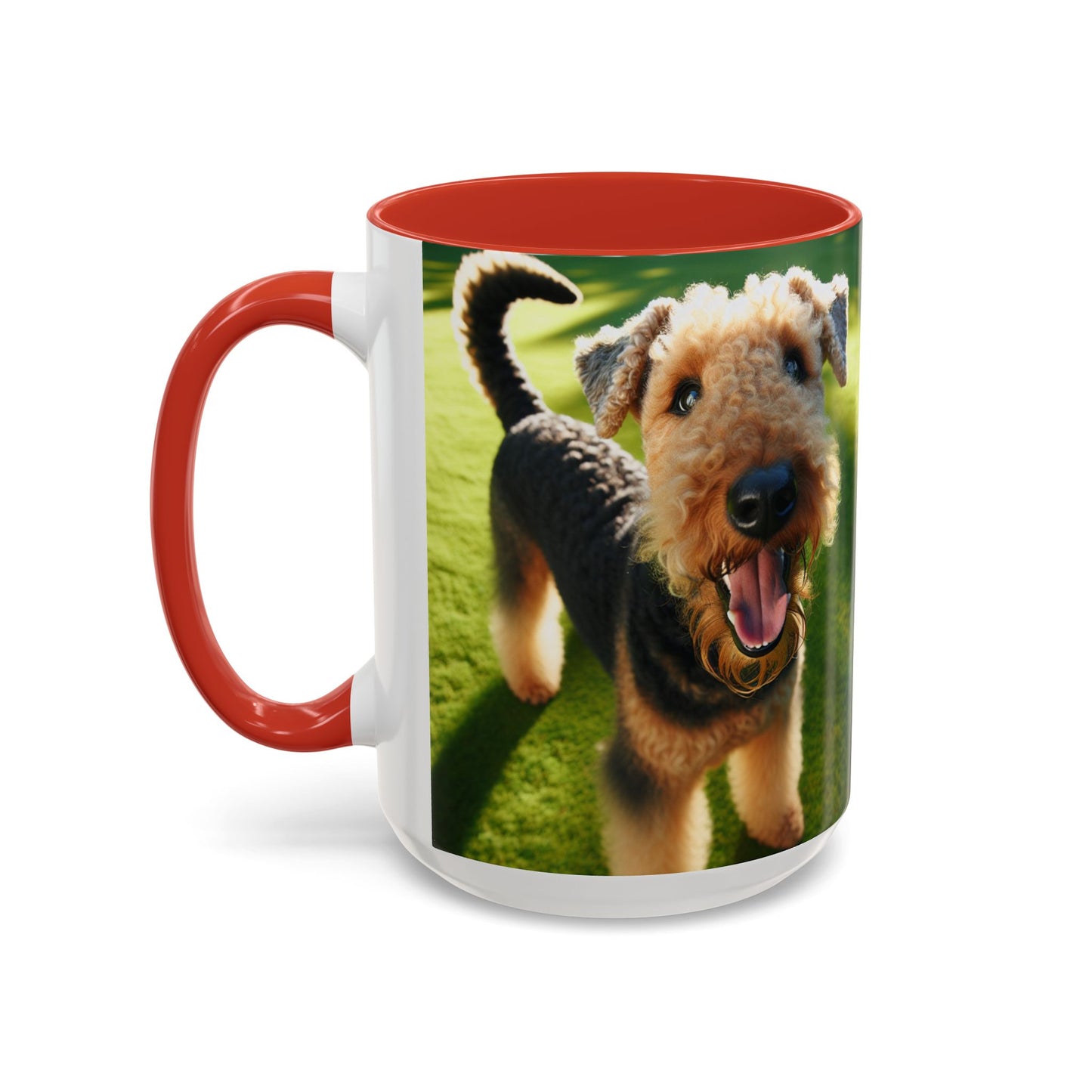 Airedale Terrier Accent Coffee Mug - Perfect Gift for Dog Lovers