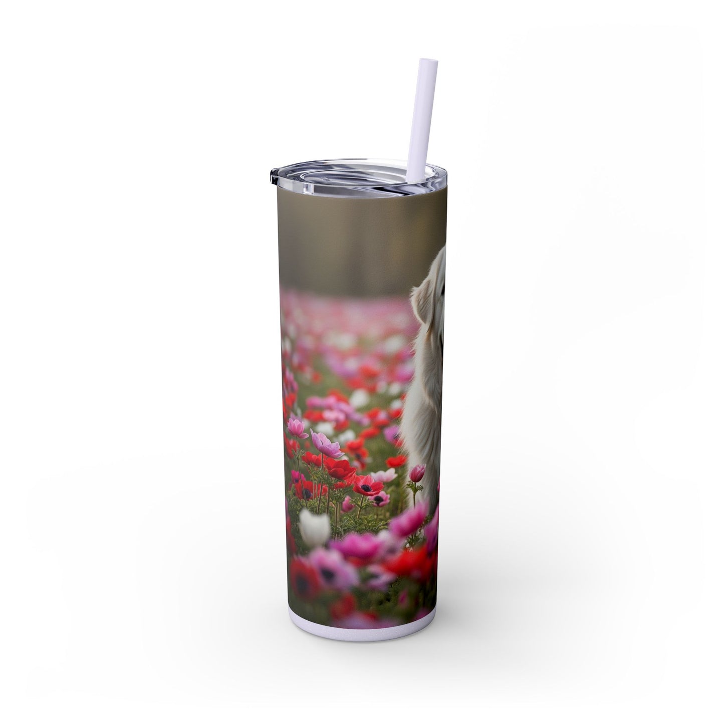 Maremma Sheepdog Tumbler with Straw, 20oz