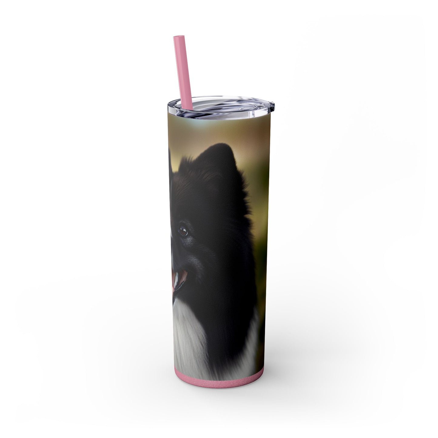 Karelian Bear Dog Tumbler with Straw, 20oz