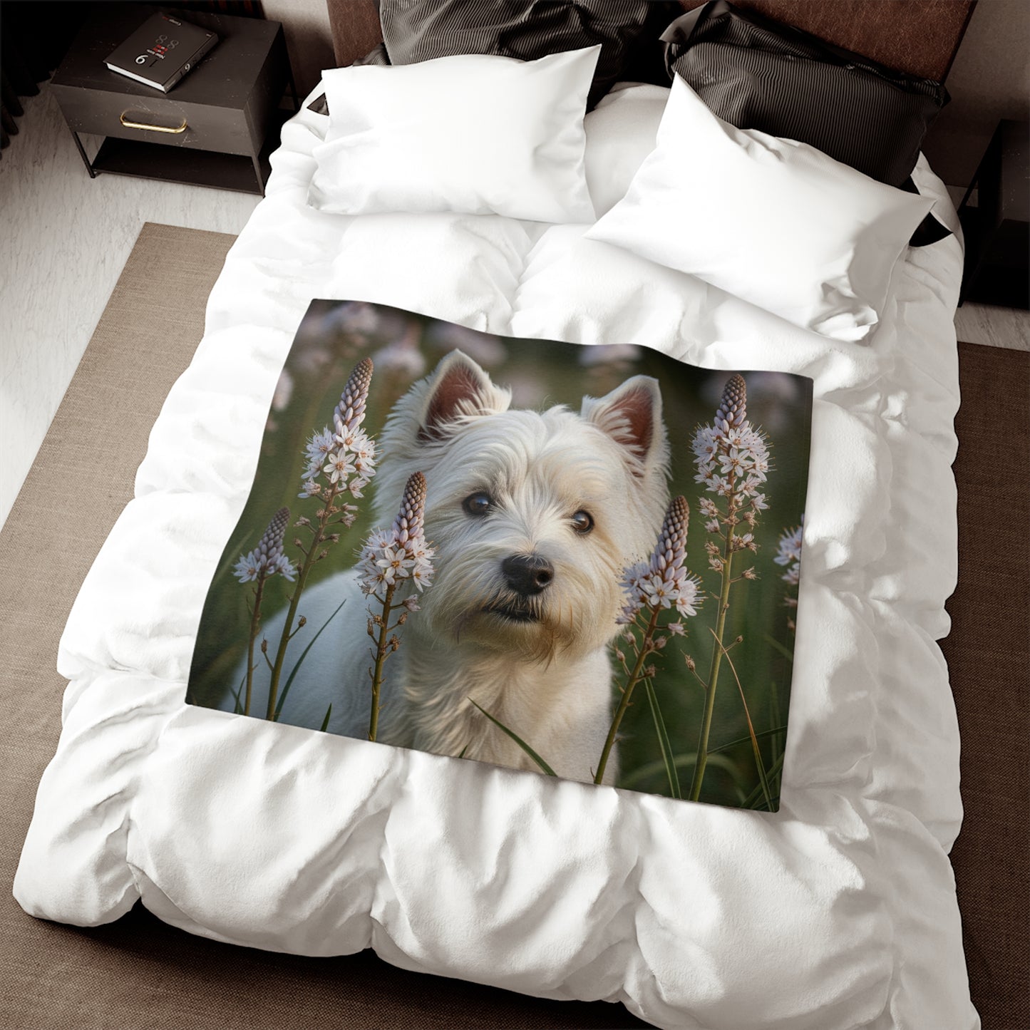 West Highland White Terrier Sweatshirt Blanket